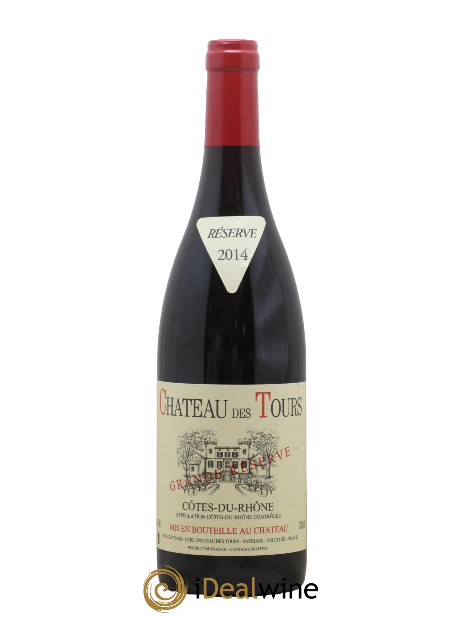 Côtes-du-Rhône Château des Tours Grande Réserve Emmanuel Reynaud 2014 - Lot de 1 bouteille - 0