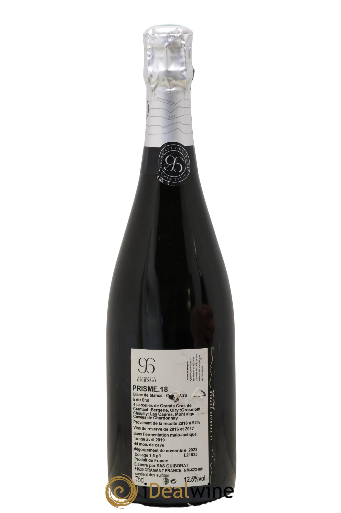 Champagne Prisme Guiborat - Lot de 1 bouteille - 1