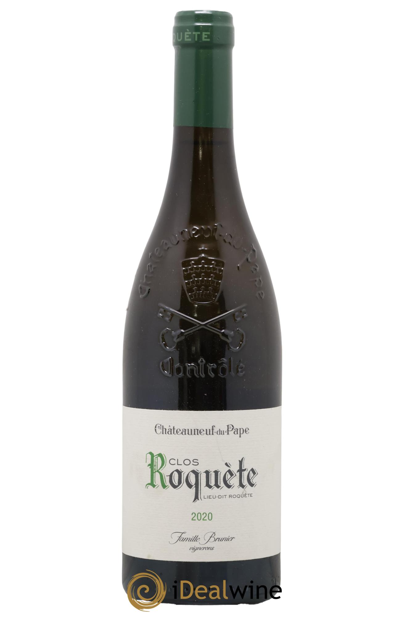Châteauneuf-du-Pape La Roquète - Anciennement La Roquette (Domaine de) Clos de La Roquète Vignobles Brunier 2020 - Lot of 1 bottle - 0