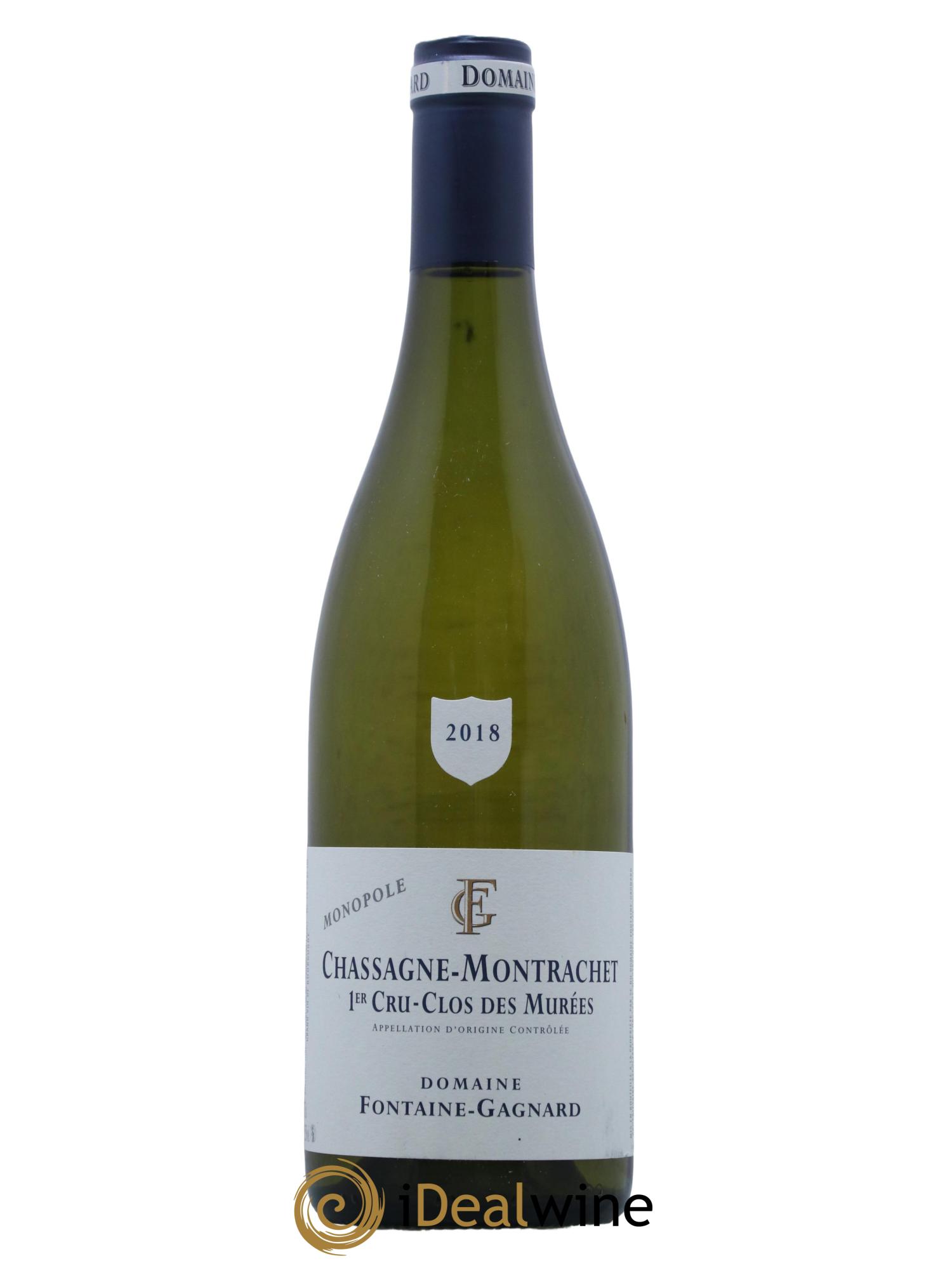 Chassagne-Montrachet 1er Cru Clos des Murées Fontaine-Gagnard (Domaine) 2018 - Lot de 1 bouteille - 0