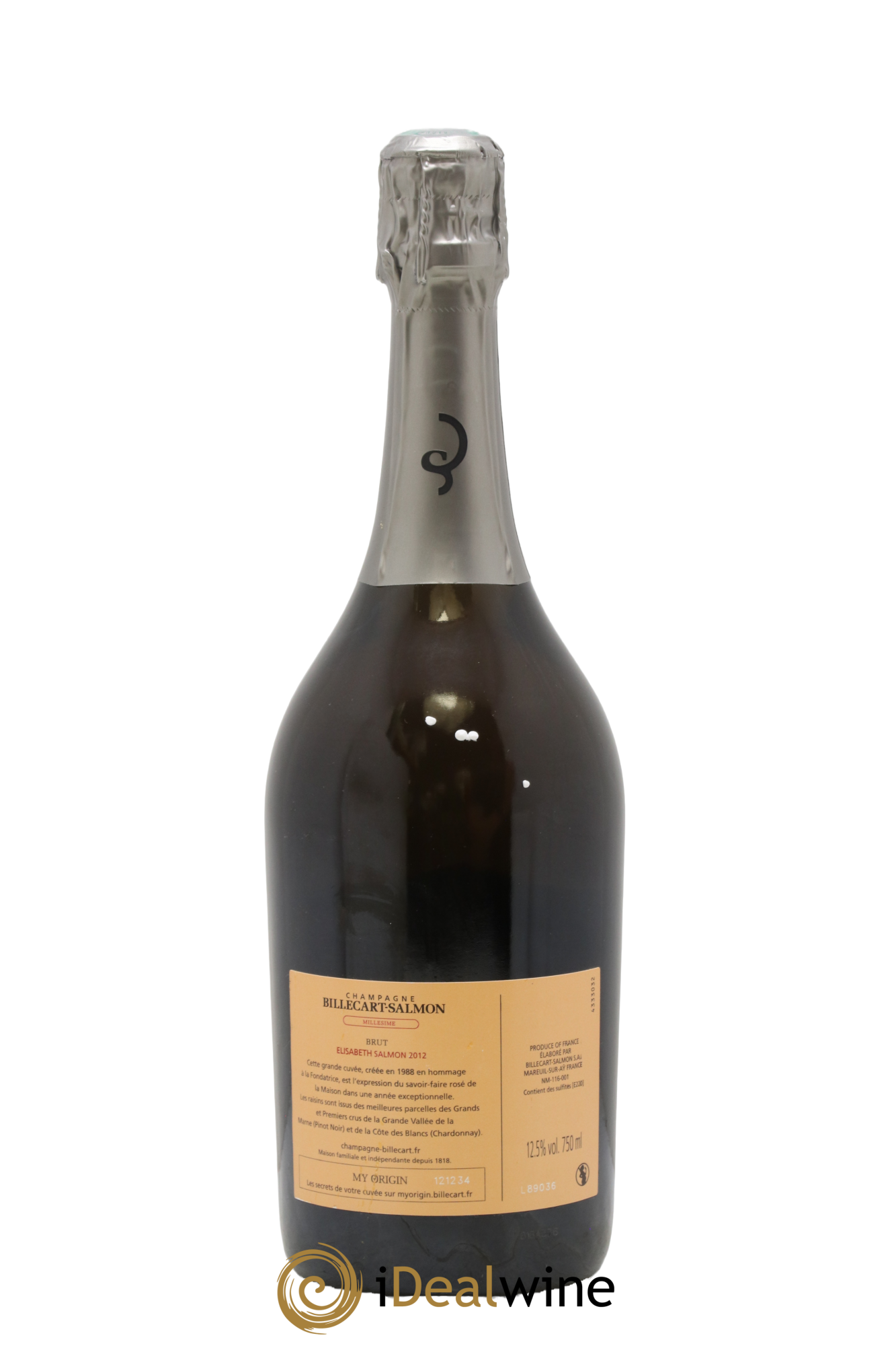 Elisabeth Salmon Billecart-Salmon 2012 - Lot de 1 bouteille - 1