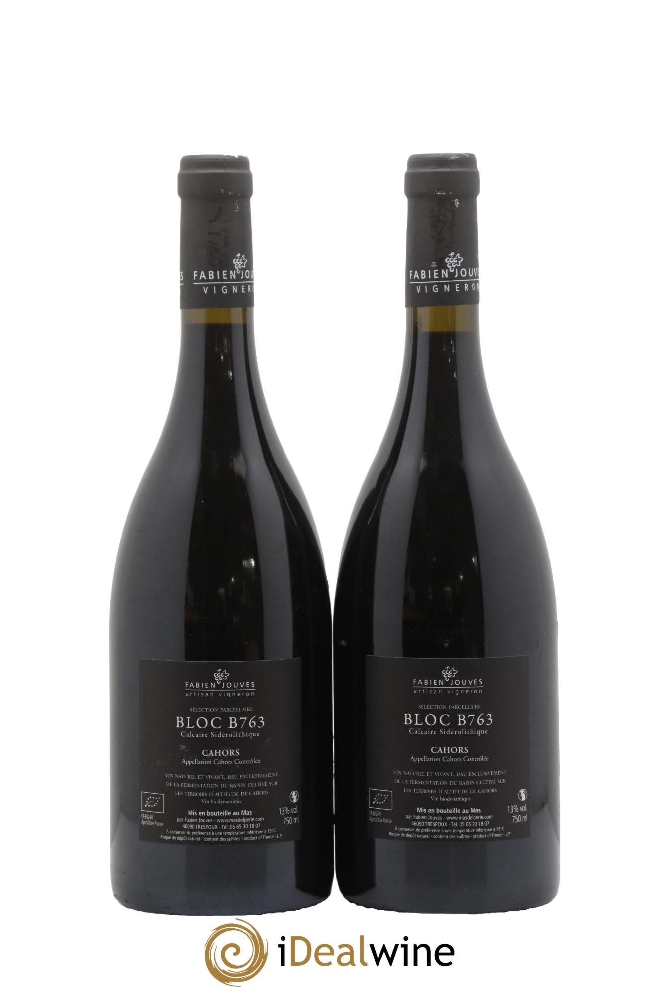 Cahors Mas Del Périé Bloc B763 Fabien Jouves 2014 - Lot de 2 bouteilles - 1