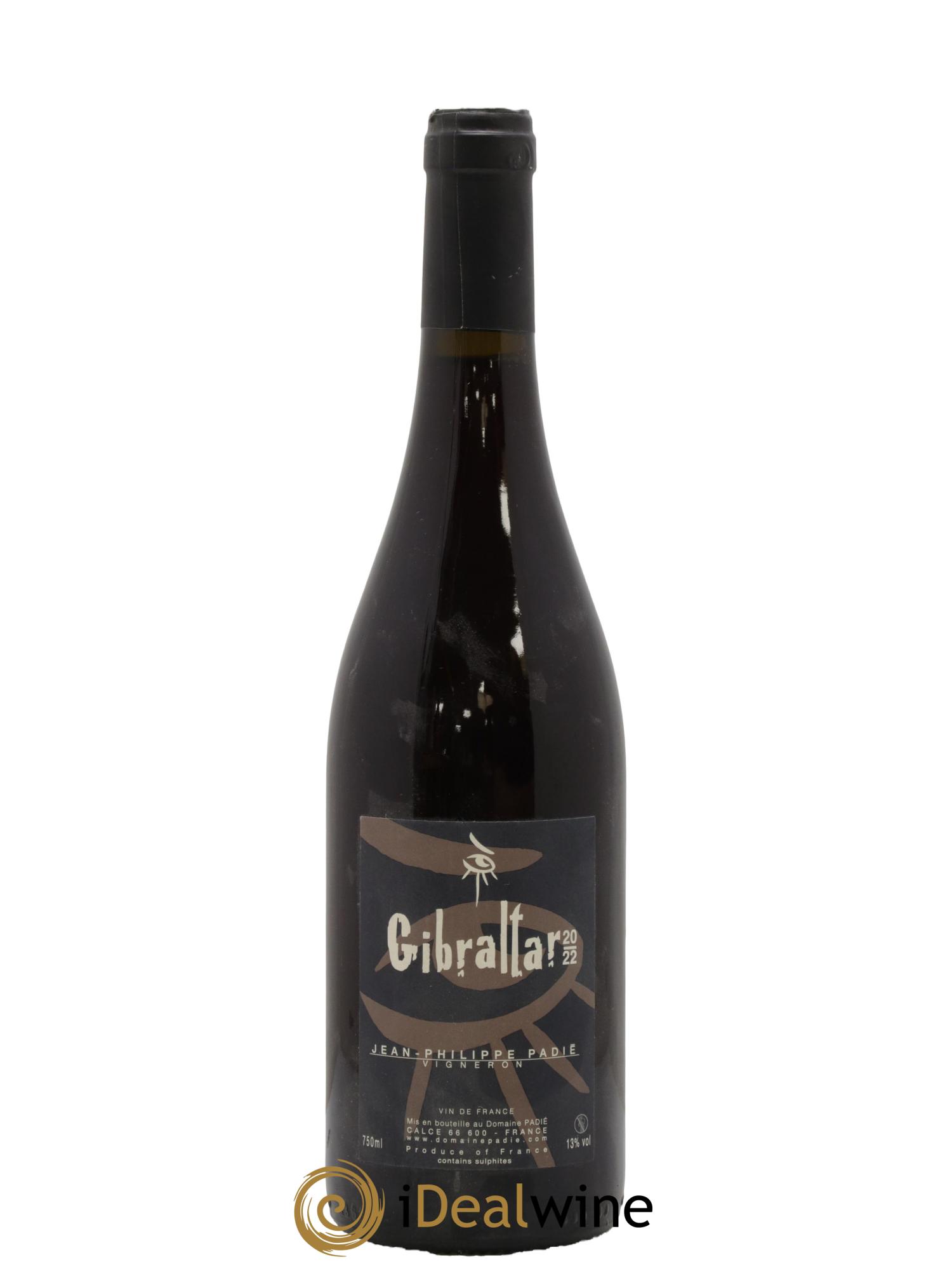 Vin de France Gibraltar Jean-Philippe Padie 2022 - Lot de 1 bouteille - 0
