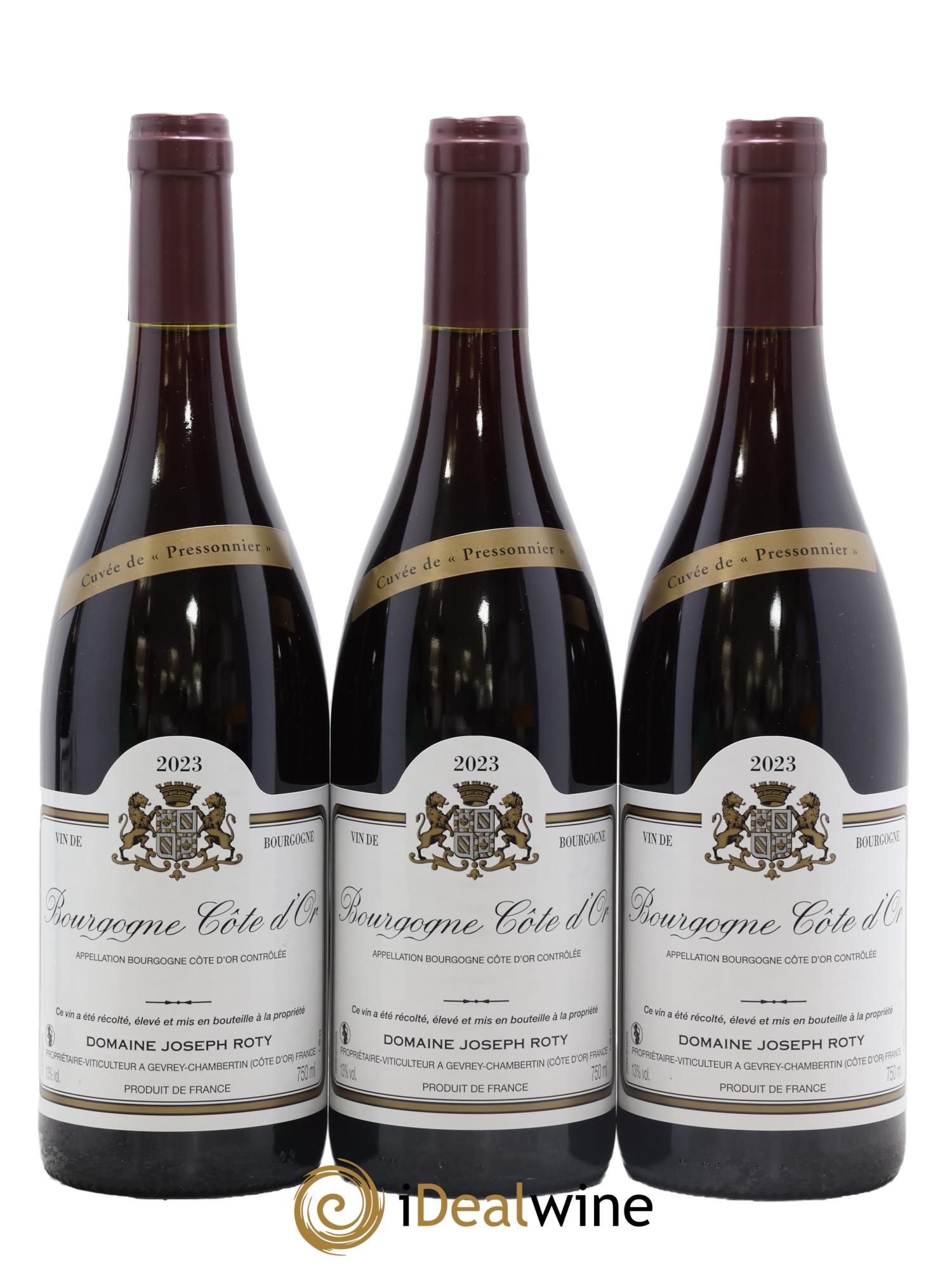 Bourgogne Cuvée de Pressonnier Joseph Roty (Domaine) 2023 - Lotto di 3 bottiglie - 0