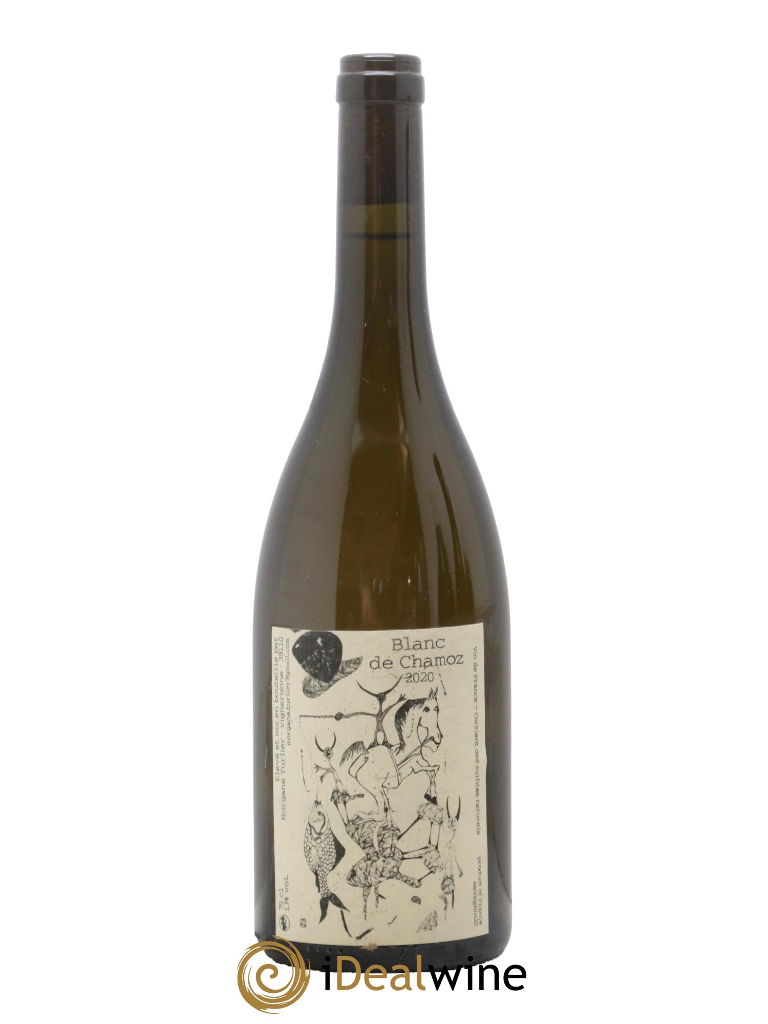 Vin de France Blanc de Chamoz Savagnin Morgane Turlier 2020 - Lot de 1 bouteille - 0
