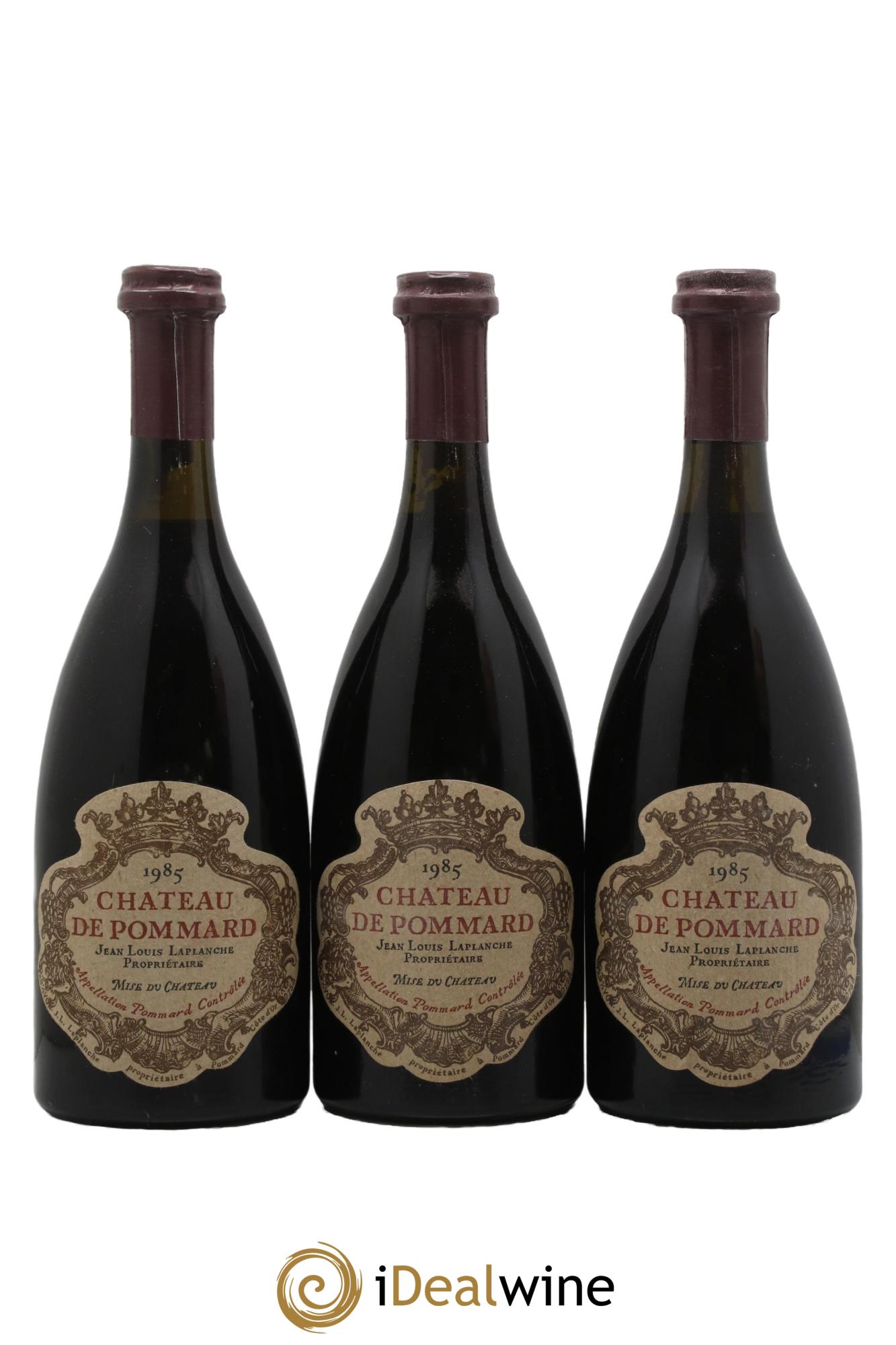 Pommard Château de Pommard 1985 - Lot de 3 bouteilles - 0