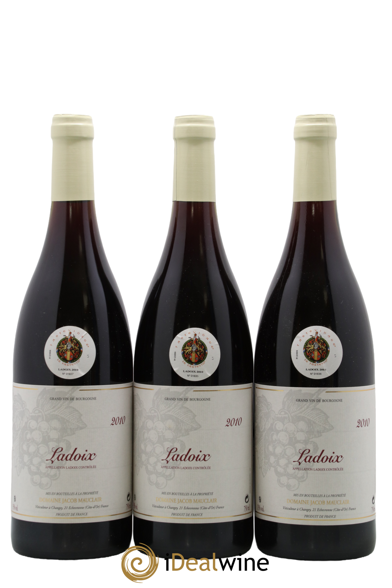 Ladoix Jacob Mauclair 2010 - Lot de 3 bouteilles - 0