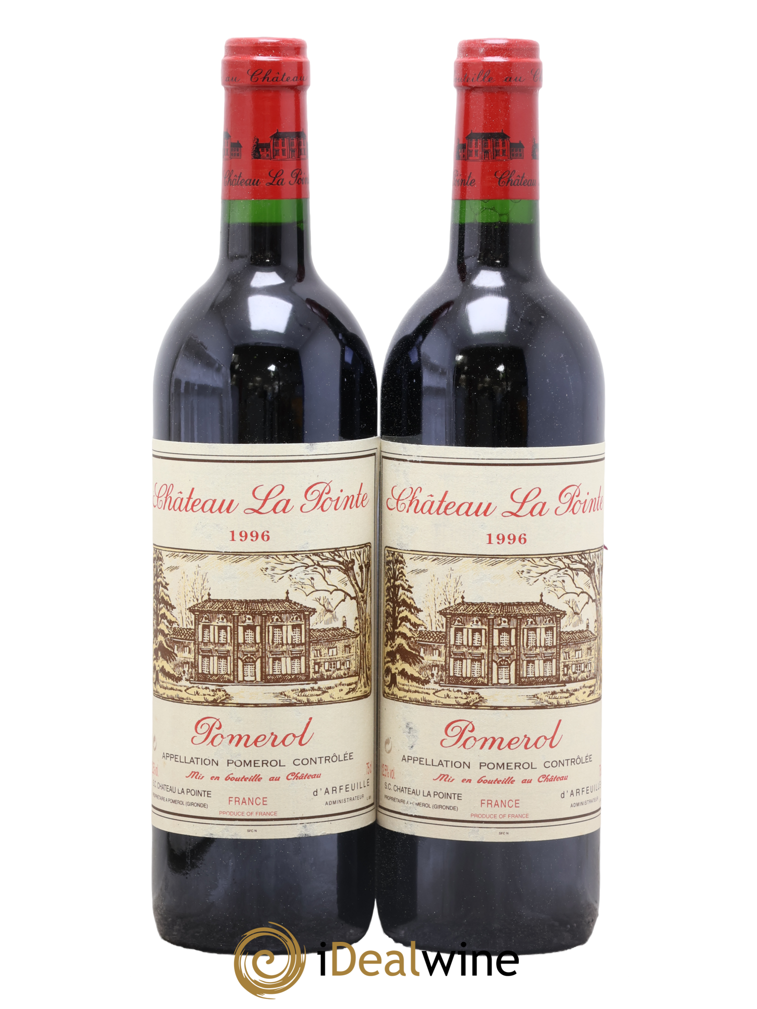 Château la Pointe 1996 - Lot of 2 bottles - 0