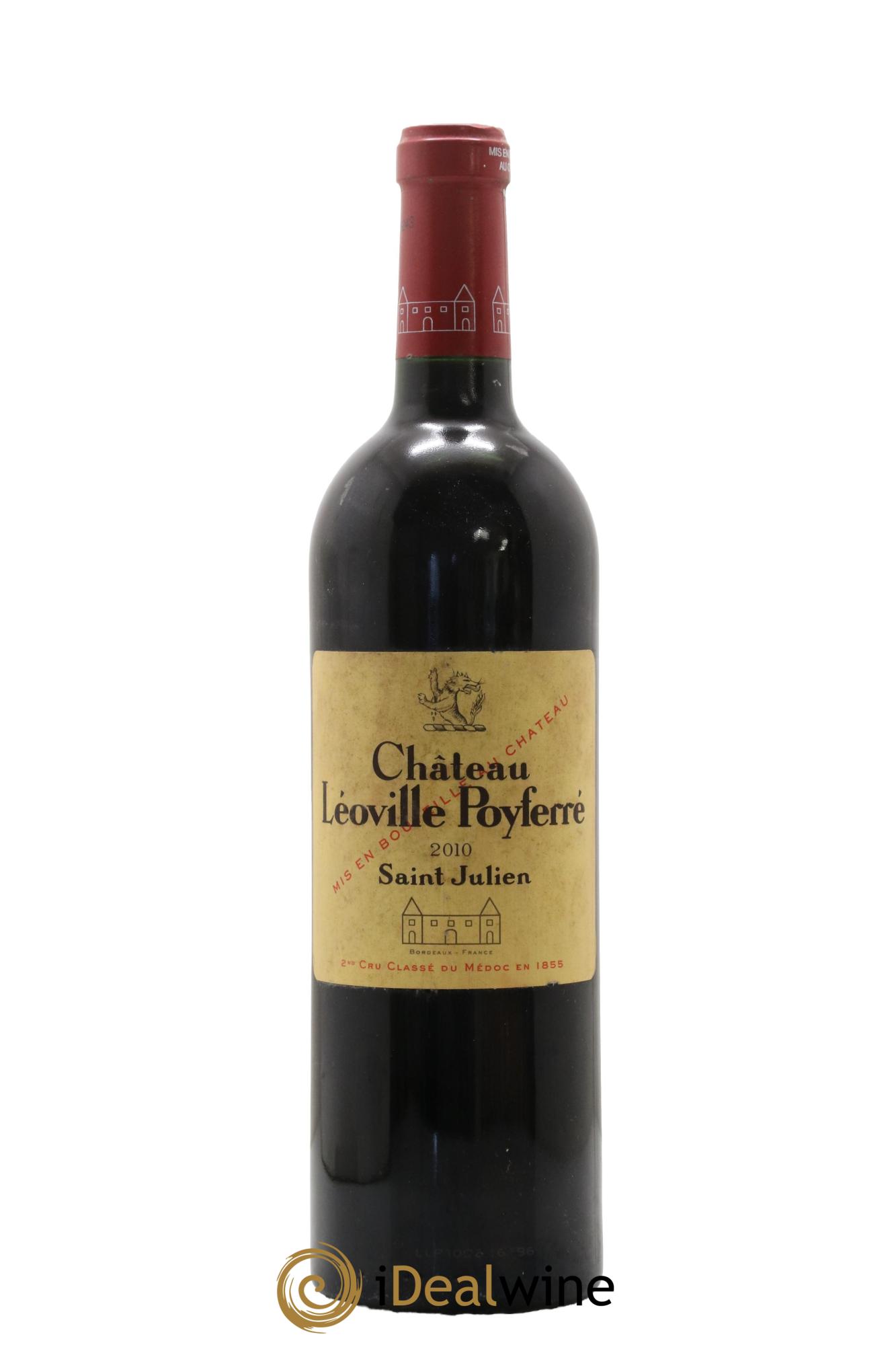 Château Léoville Poyferré 2ème Grand Cru Classé 2010 - Lot de 1 bouteille - 0