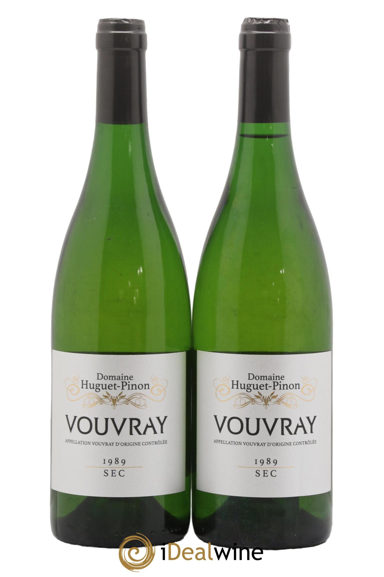 Vouvray Domaine Huguet Pinon 1989 - Posten von 2 Flaschen - 0
