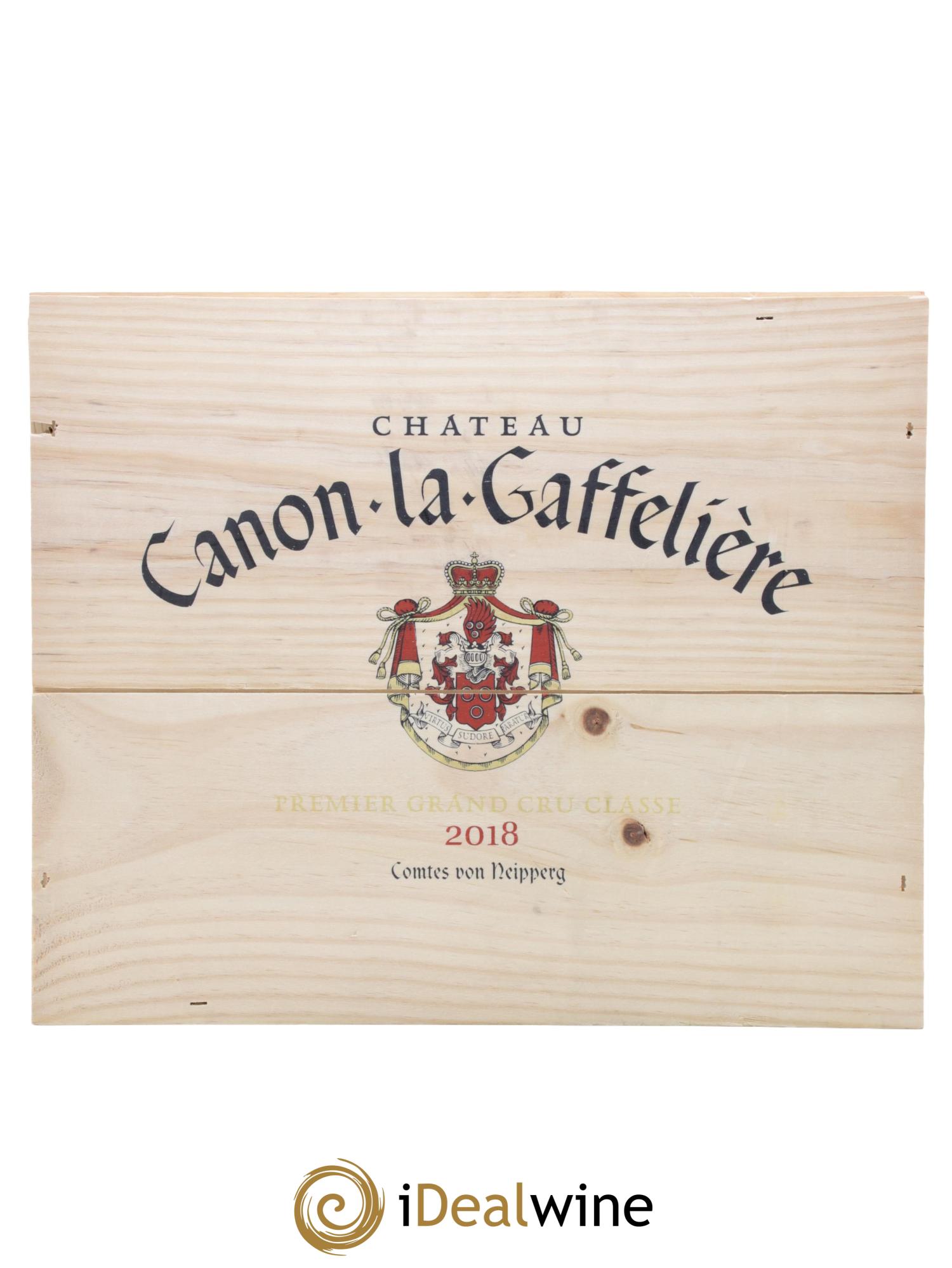 Château Canon la Gaffelière 1er Grand Cru Classé B 2018 - Lotto di 3 bottiglie - 1