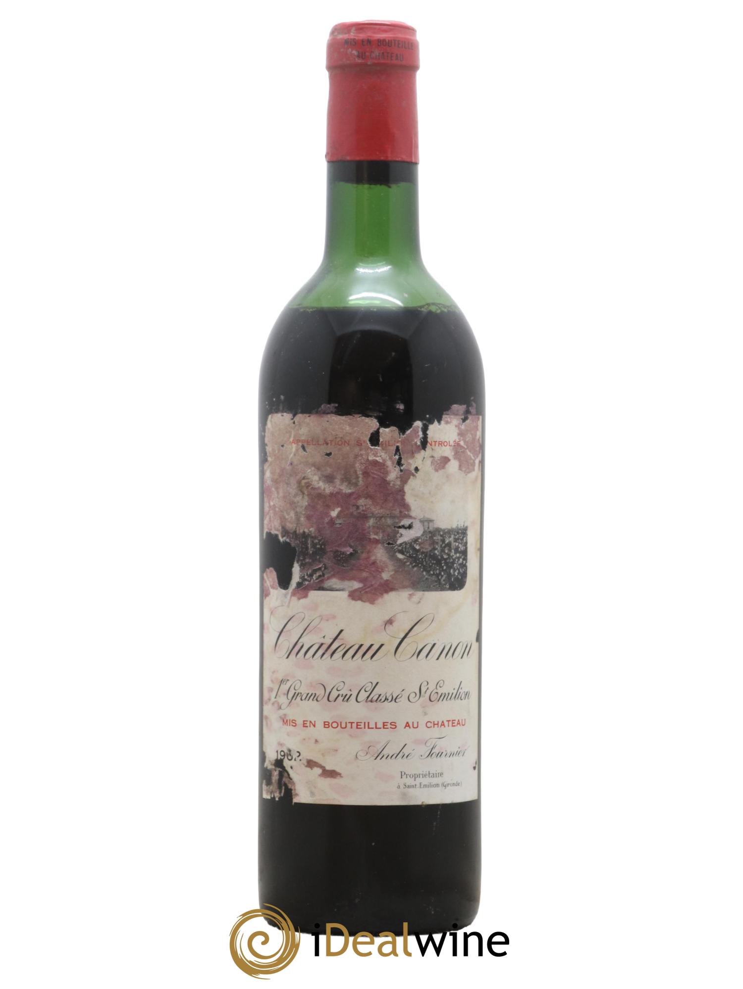 Château Canon 1er Grand Cru Classé B 1962 - Lot de 1 bouteille - 0