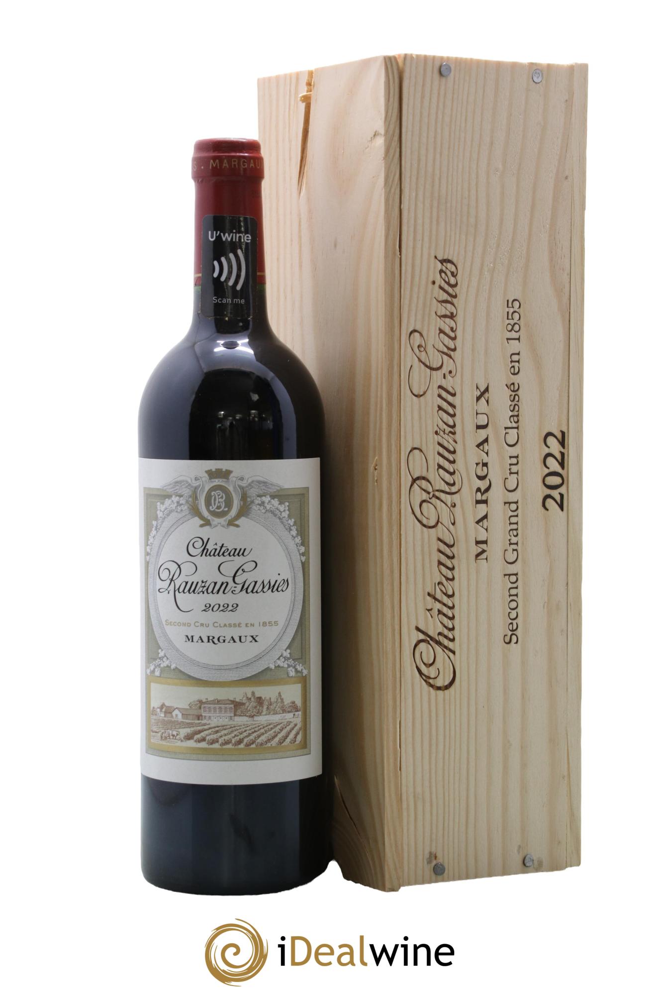 Château Rauzan-Gassies 2ème Grand Cru Classé 2022 - Posten von 1 Flasche - 0