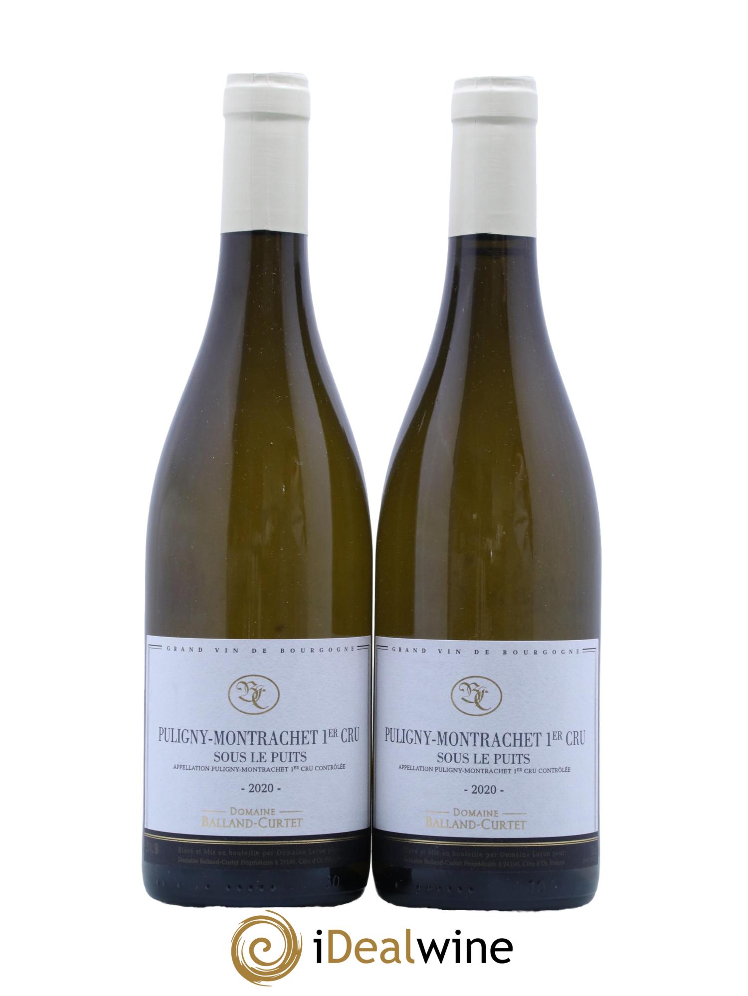 Puligny-Montrachet 1er Cru Sous Le Puits Domaine Balland Curtet 2020 - Lot de 2 bouteilles - 0