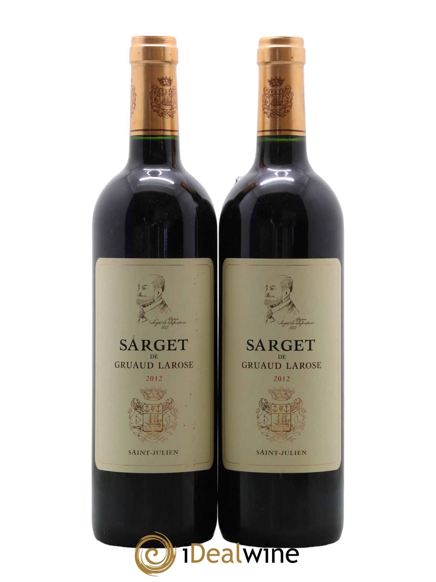 Sarget de Gruaud Larose Second Vin 2012 - Lot de 2 bouteilles - 0