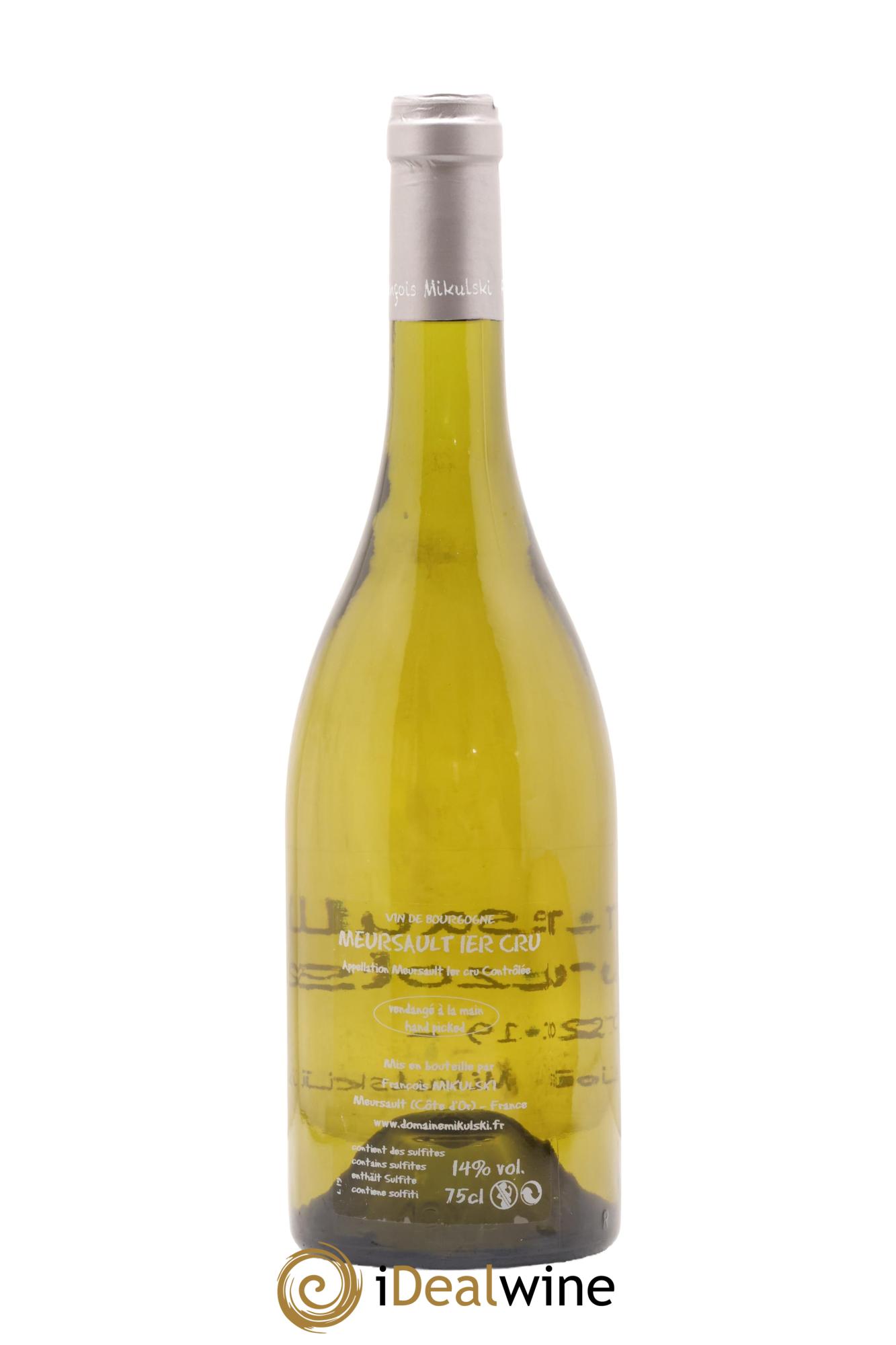 Meursault 1er Cru Poruzots François Mikulski 2019 - Posten von 1 Flasche - 1