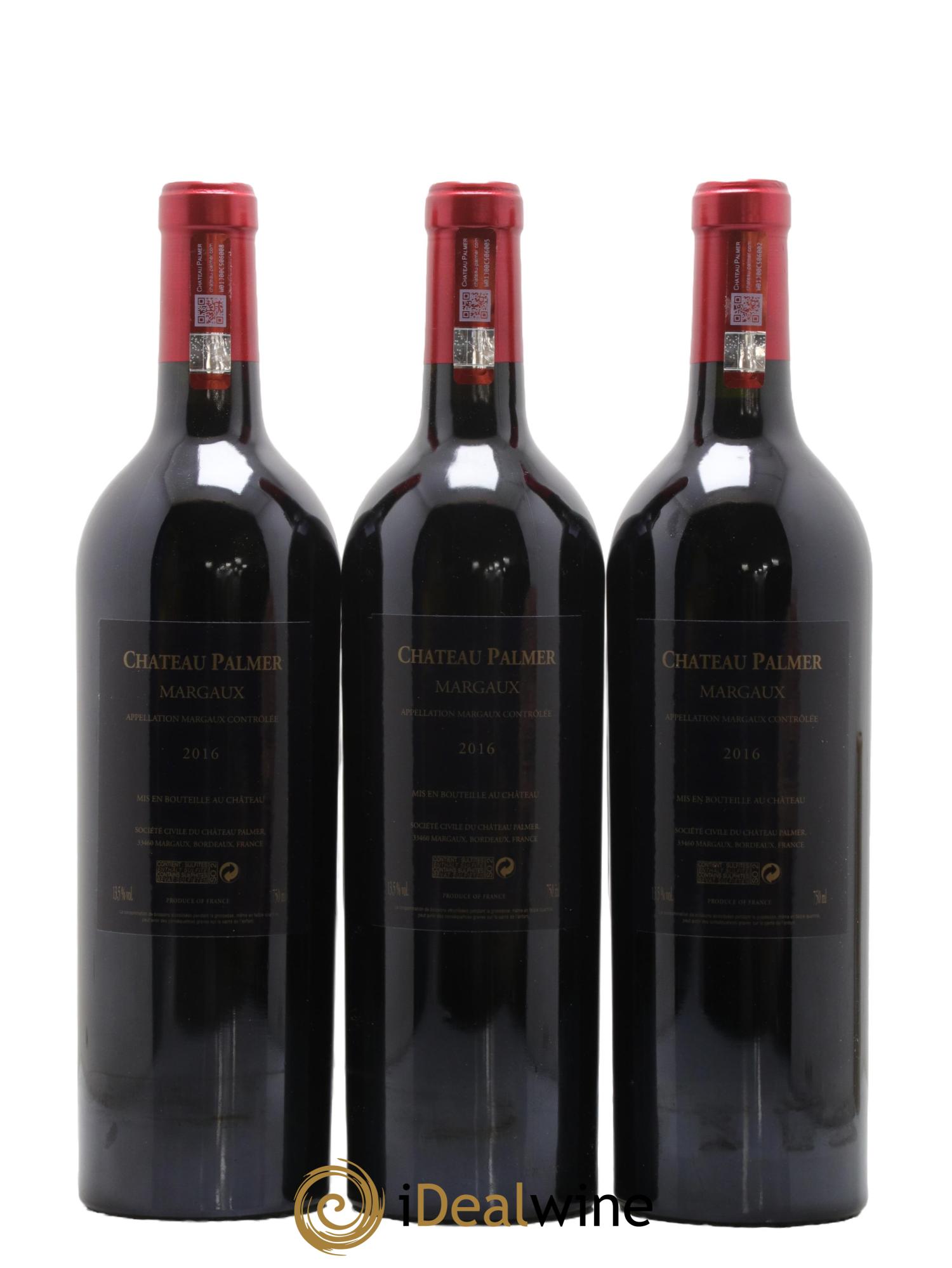 Château Palmer 3ème Grand Cru Classé 2016 - Lot de 6 bouteilles - 4