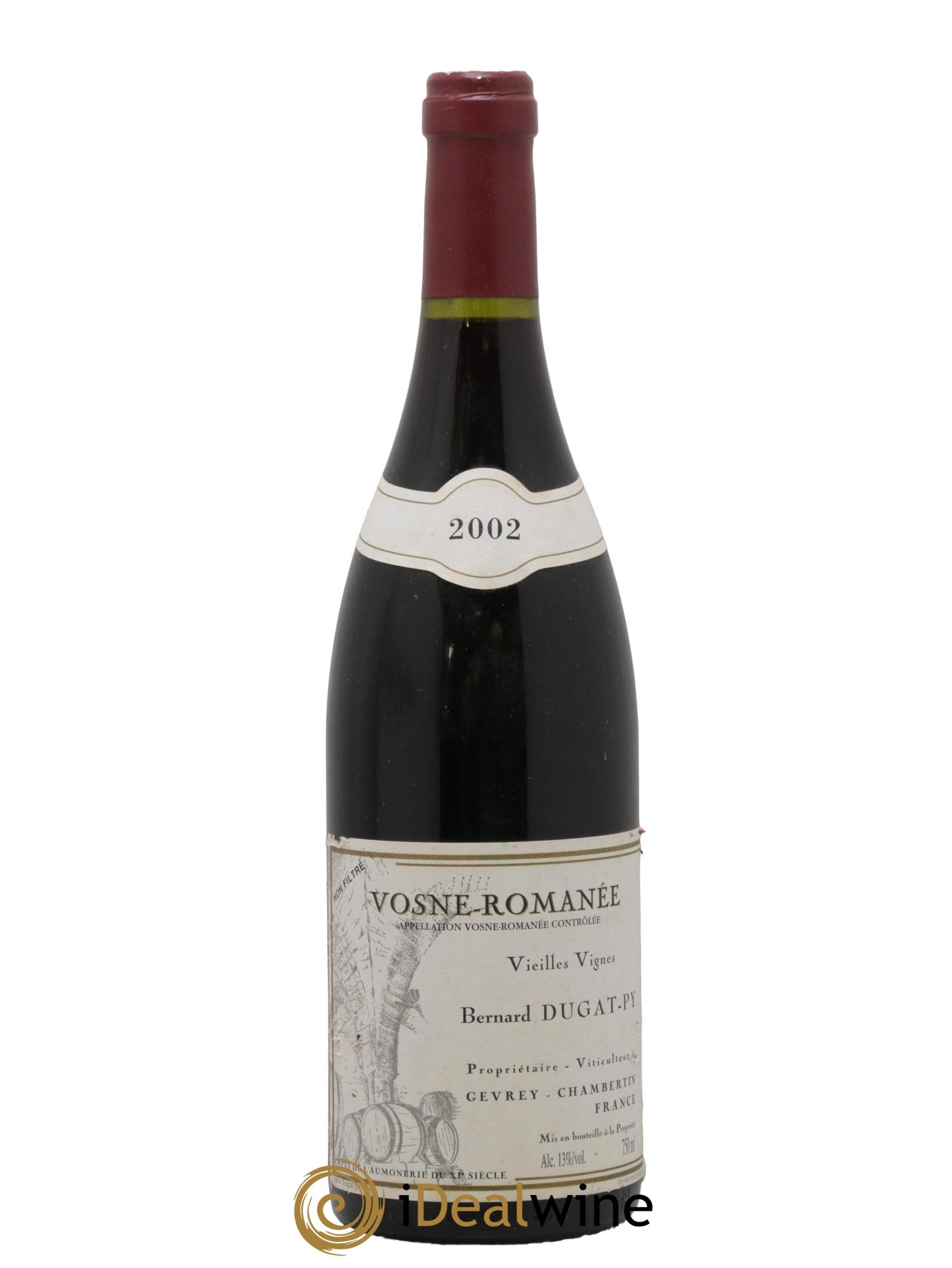 Vosne-Romanée Vieilles Vignes Dugat-Py 2002 - Lot de 1 bouteille - 0