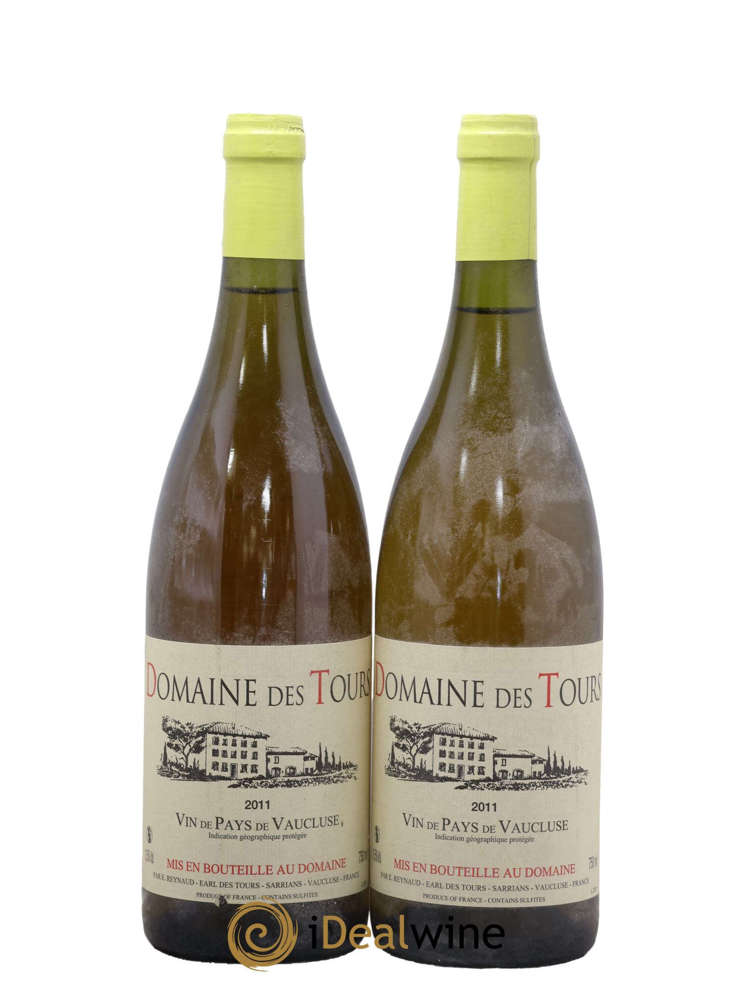 Vaucluse (Vin de Pays de Vaucluse) Domaine des Tours Emmanuel Reynaud 2011 - Lot de 2 bouteilles - 0