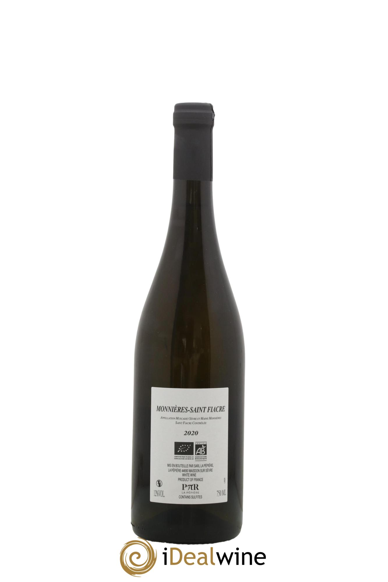 Muscadet-Sèvre-et-Maine Monnières-Saint Fiacre Domaine Pepiere 2020 - Lot de 1 bouteille - 1