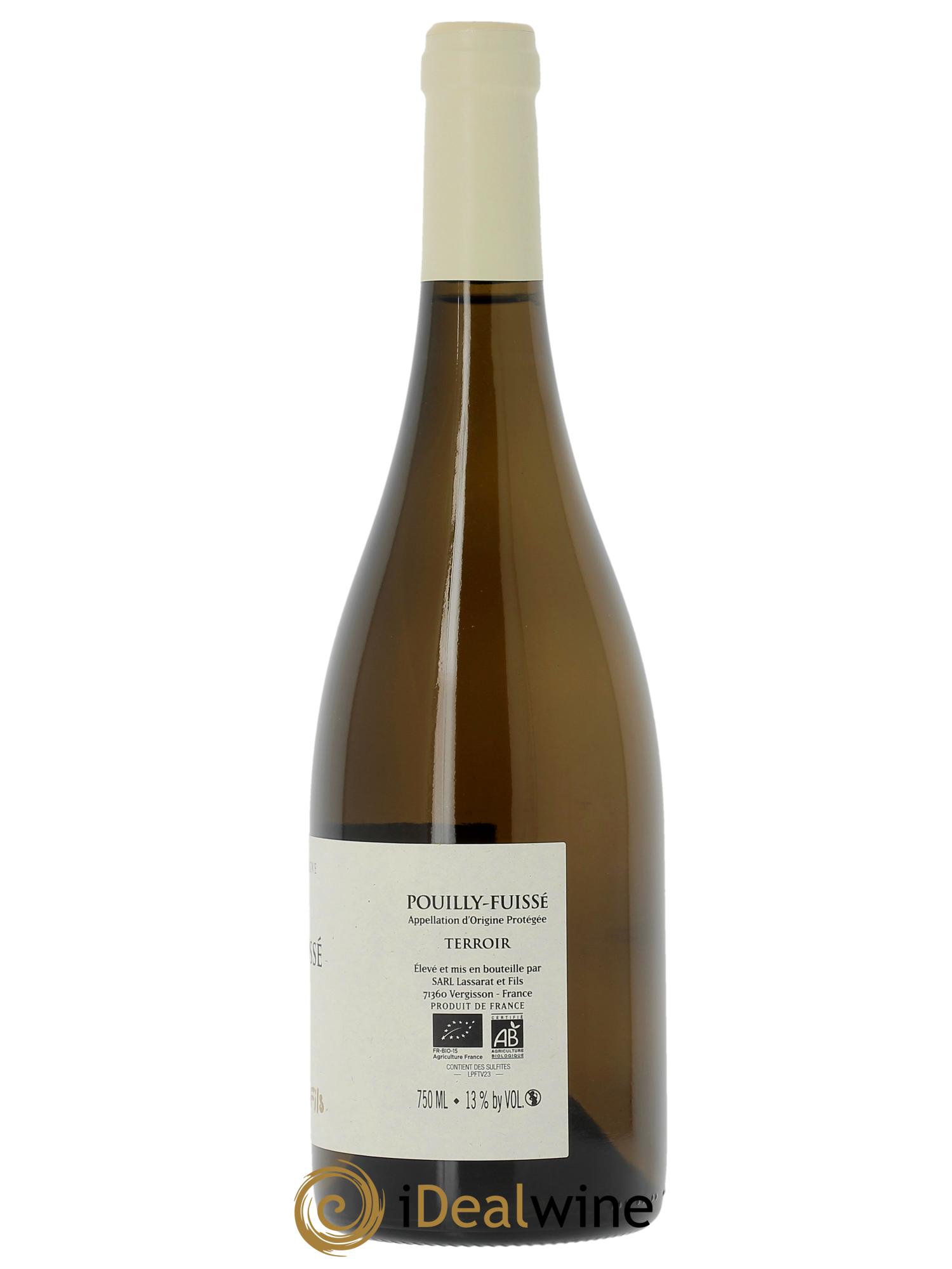 Pouilly-Fuissé Terroir Domaine Lassarat  2023 - Posten von 1 Flasche - 1