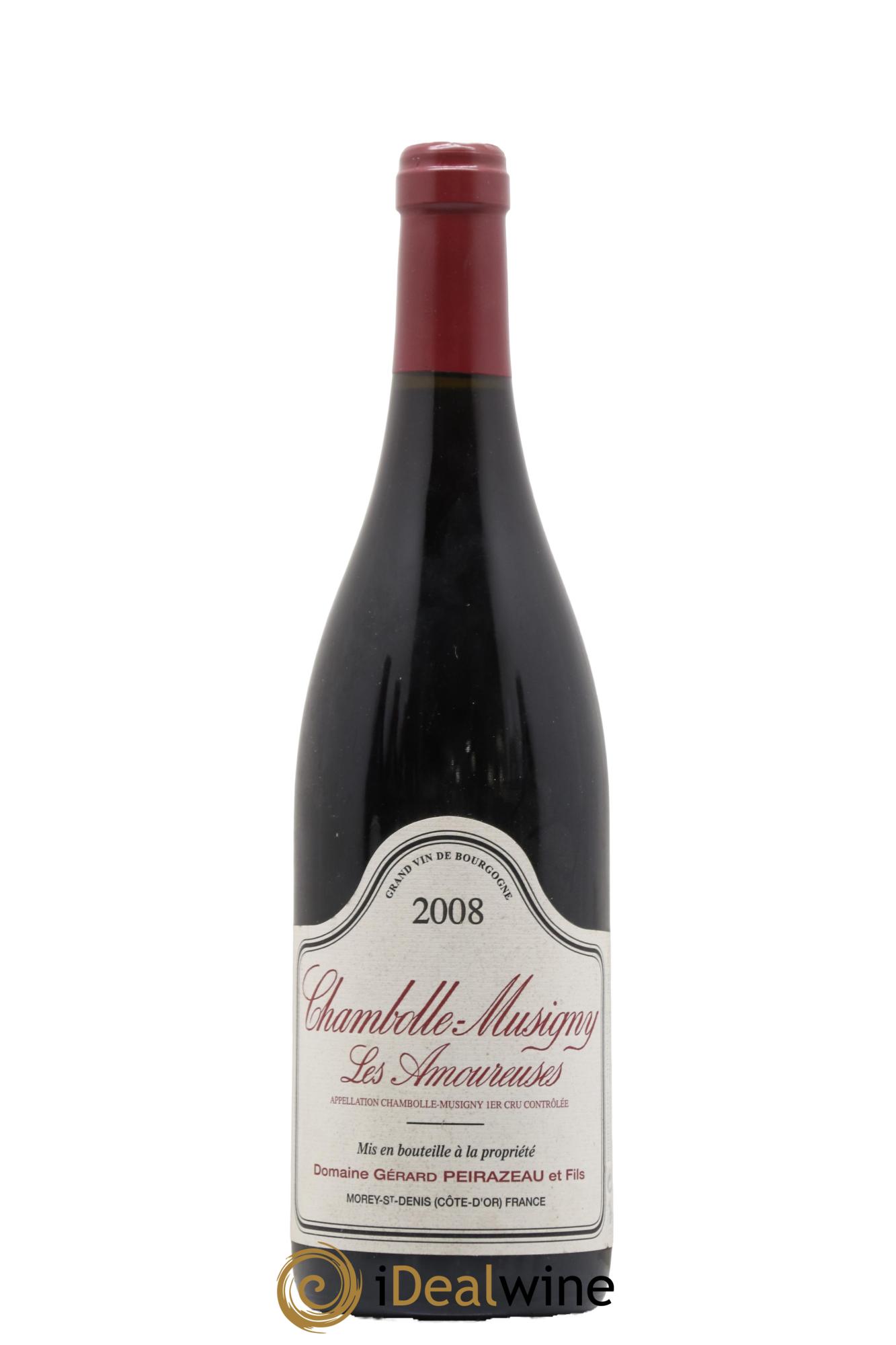 Chambolle-Musigny 1er Cru Les Amoureuses Peirazeau (Domaine) 2008 - Lot de 1 bouteille - 0