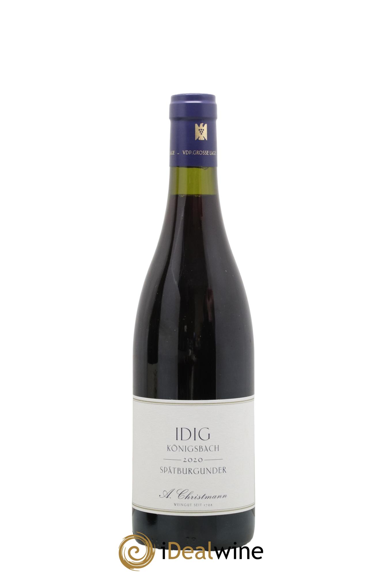 Allemagne Konigsbacher Idig Spätburgunder Großes Gewächs A. Christman 2020 - Lot de 1 bouteille - 0