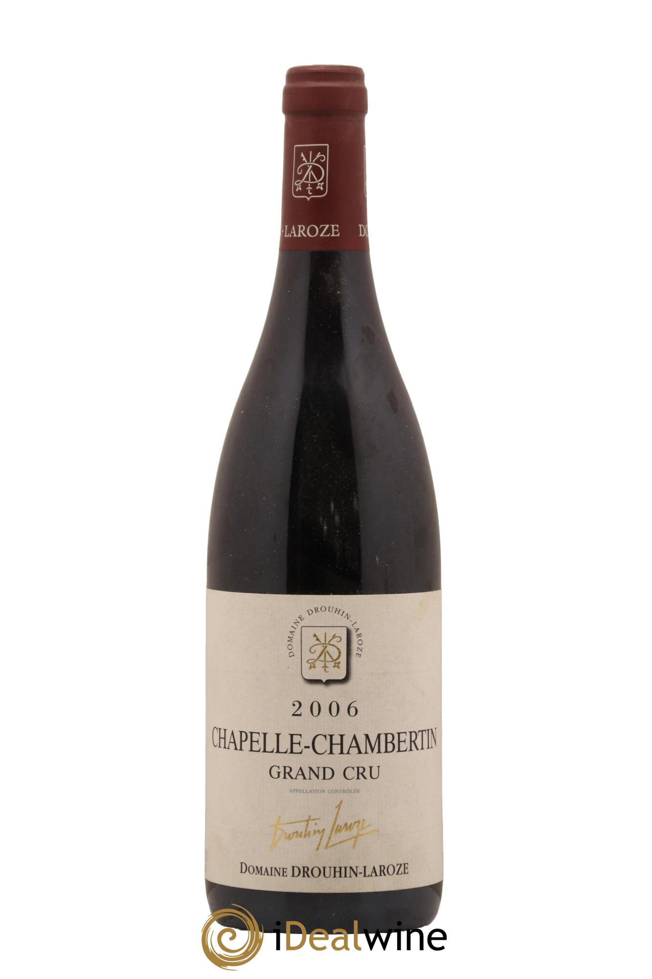 Chapelle-Chambertin Grand Cru Domaine Drouhin-Laroze 2006 - Lot de 1 bouteille - 0
