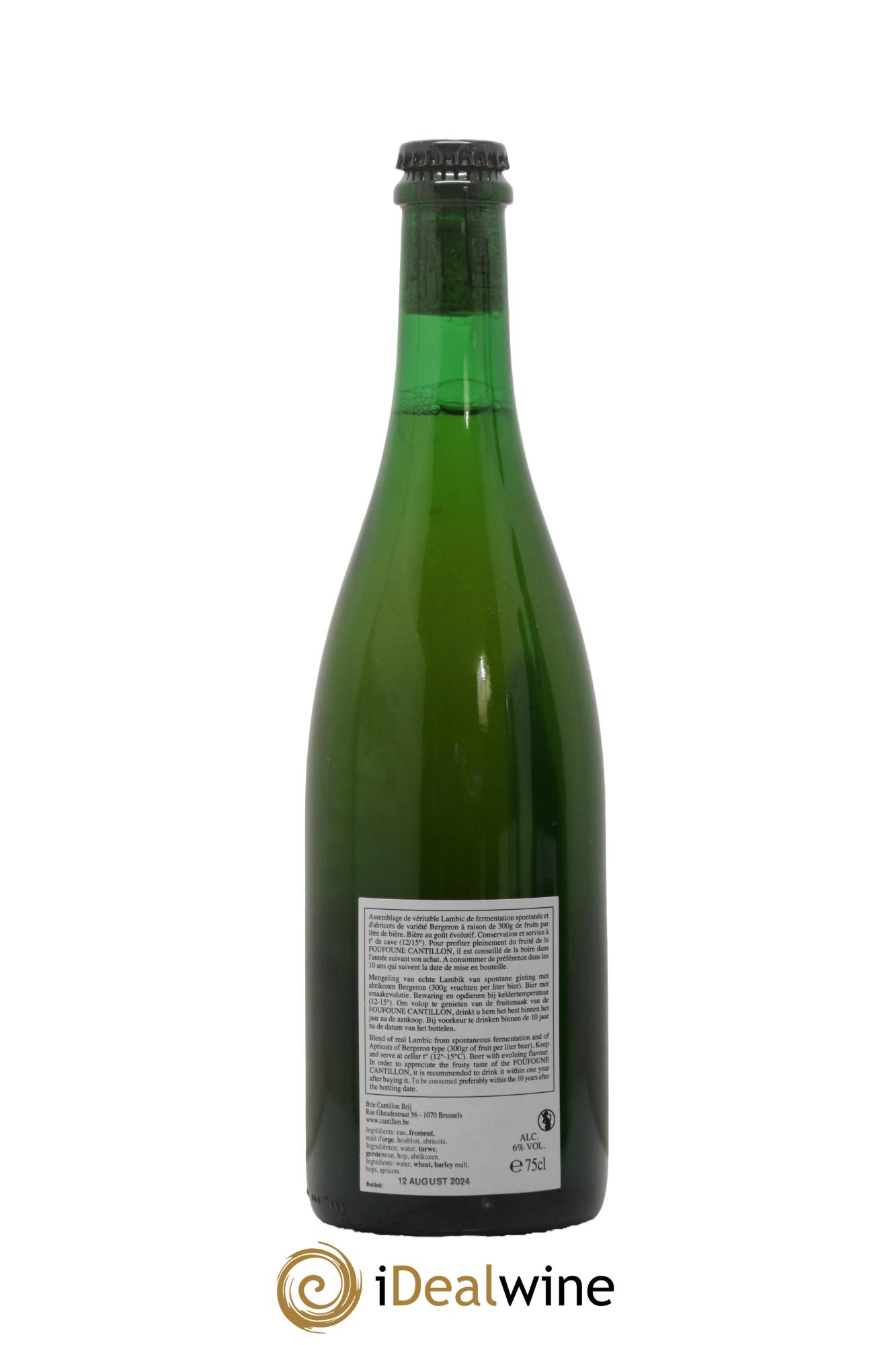 Bière Cuvée Fou'Foune Gueuze Cantillon (bottled 2024) - Lotto di 1 bottiglia - 1