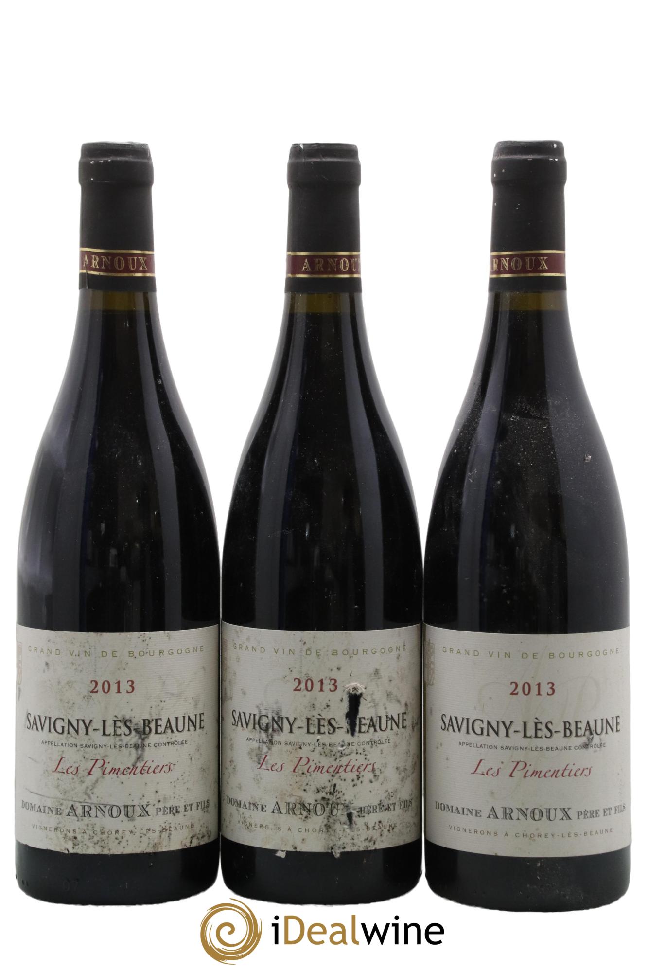 Savigny-lès-Beaune Les Pimentiers Domaine Arnoux Père et Fils 2013 - Lot de 3 bouteilles - 0