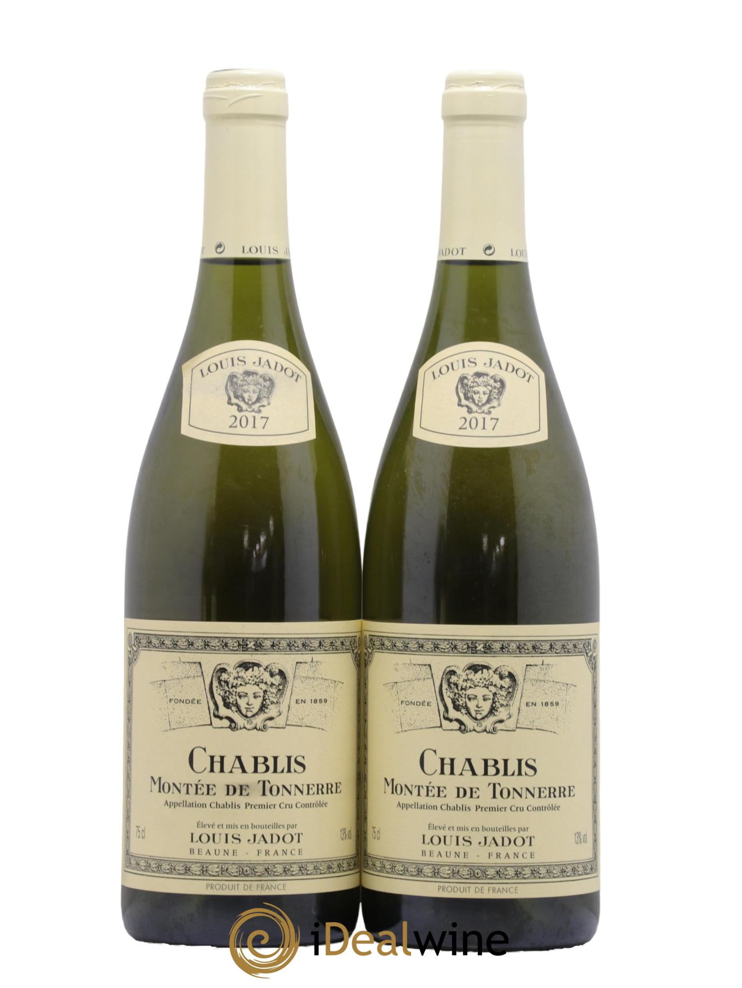 Chablis 1er Cru Montée de Tonnerre Maison Louis Jadot 2017 - Lot de 2 bouteilles - 0