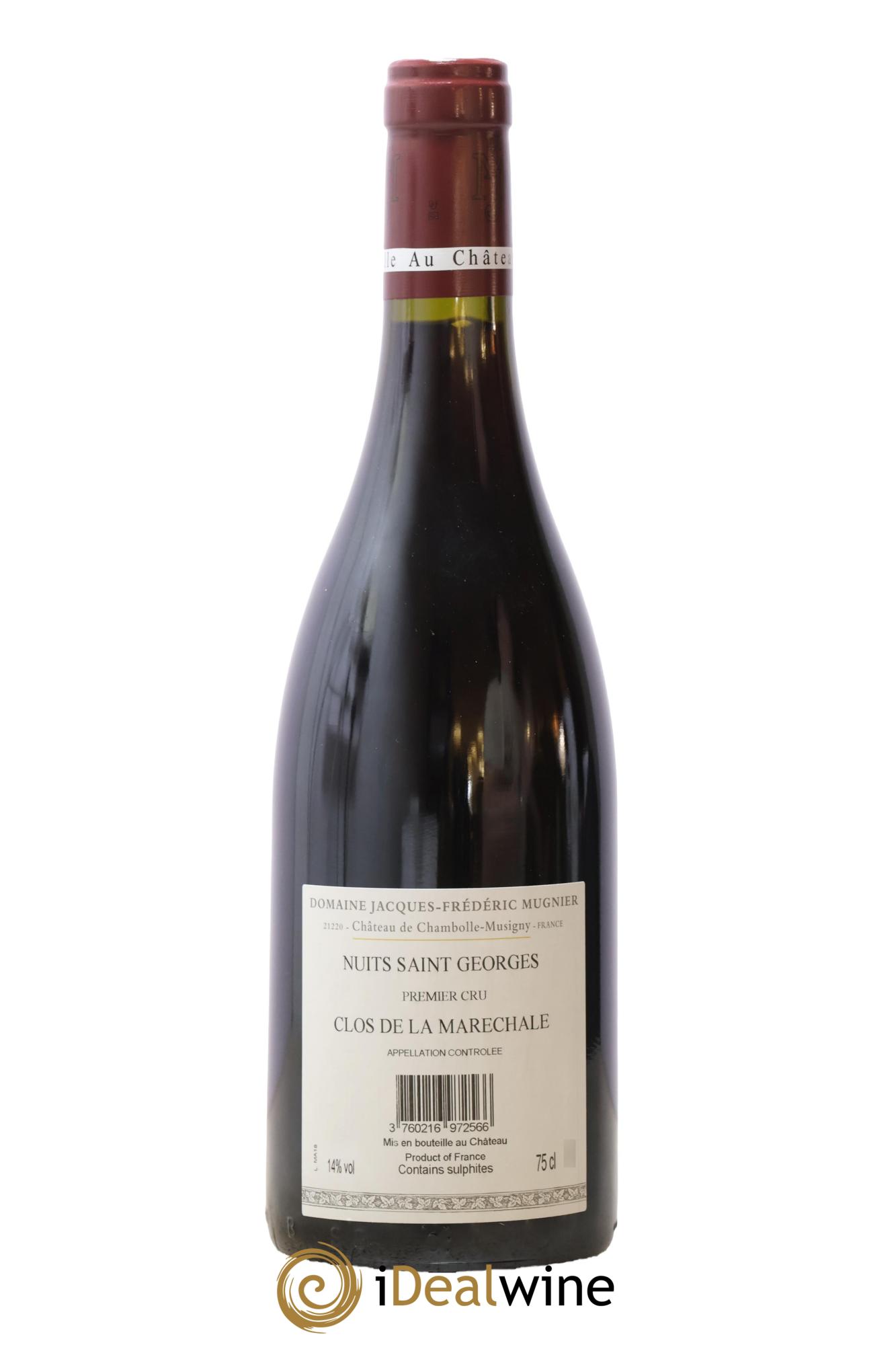 Nuits-Saint-Georges 1er Cru Clos de La Maréchale Jacques-Frédéric Mugnier 2018 - Lot de 1 bouteille - 1