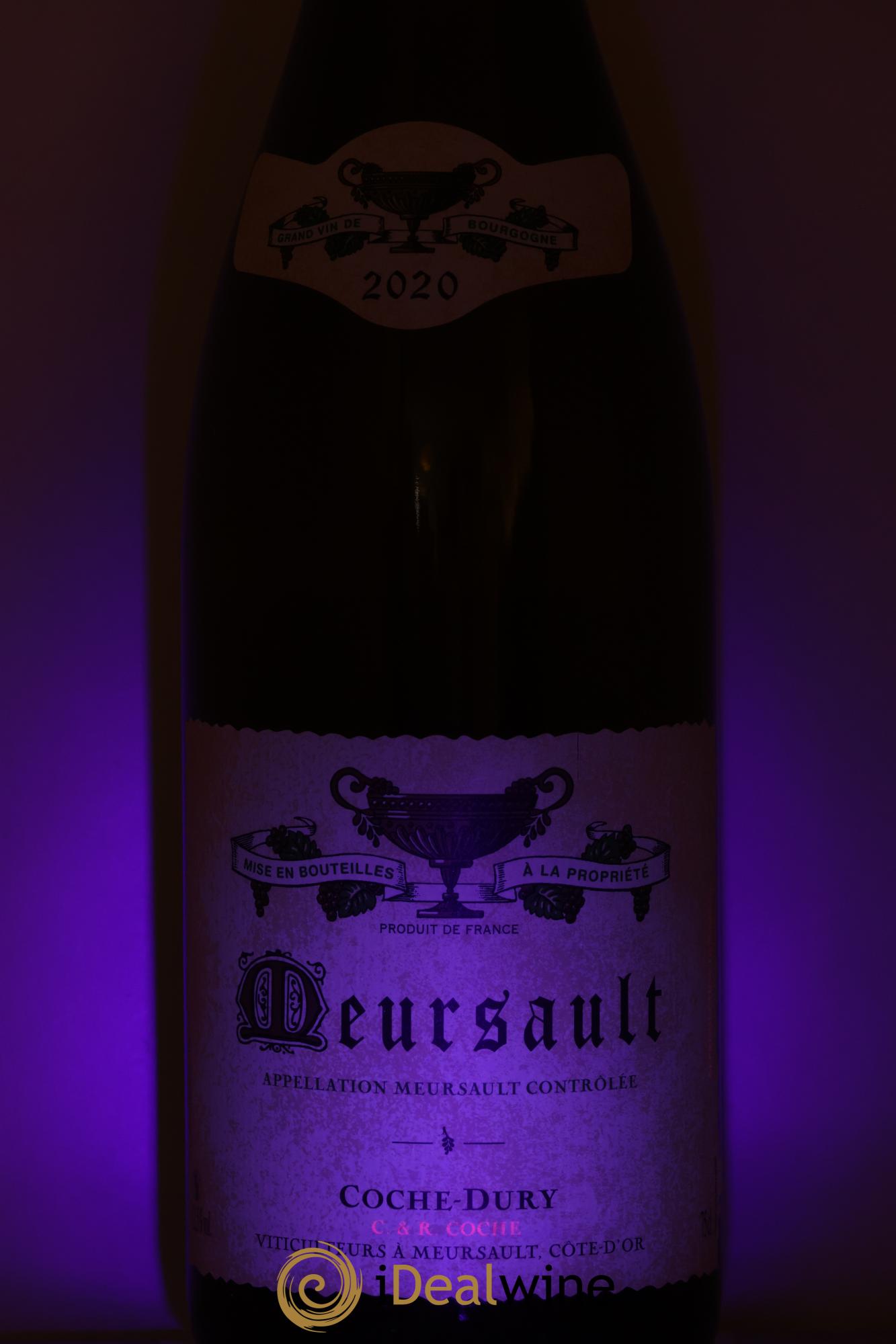 Meursault Coche Dury (Domaine) 2020 - Lot de 1 bouteille - 1