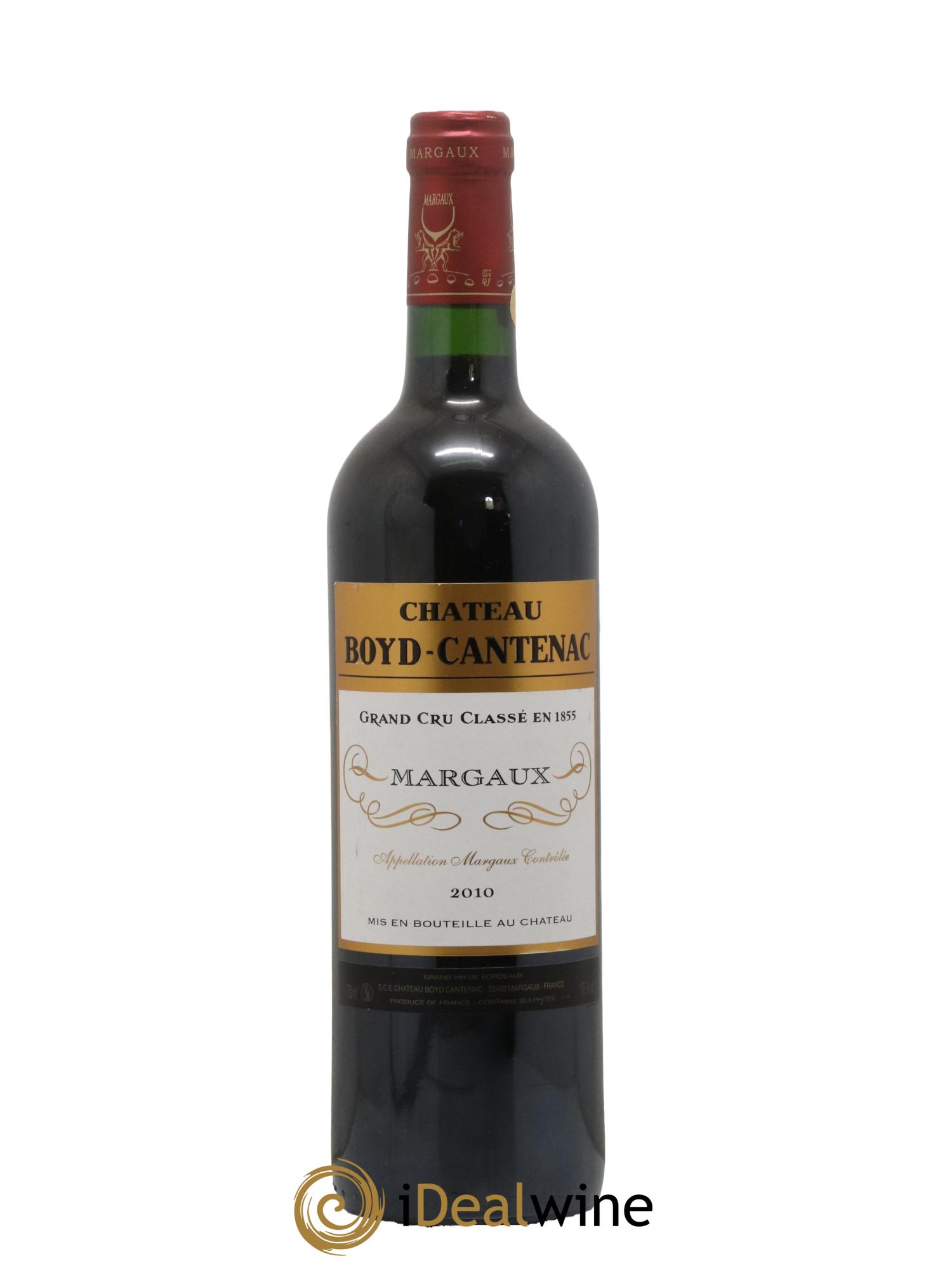 Château Boyd Cantenac 3ème Grand Cru Classé 2010 - Lot de 1 bouteille - 0