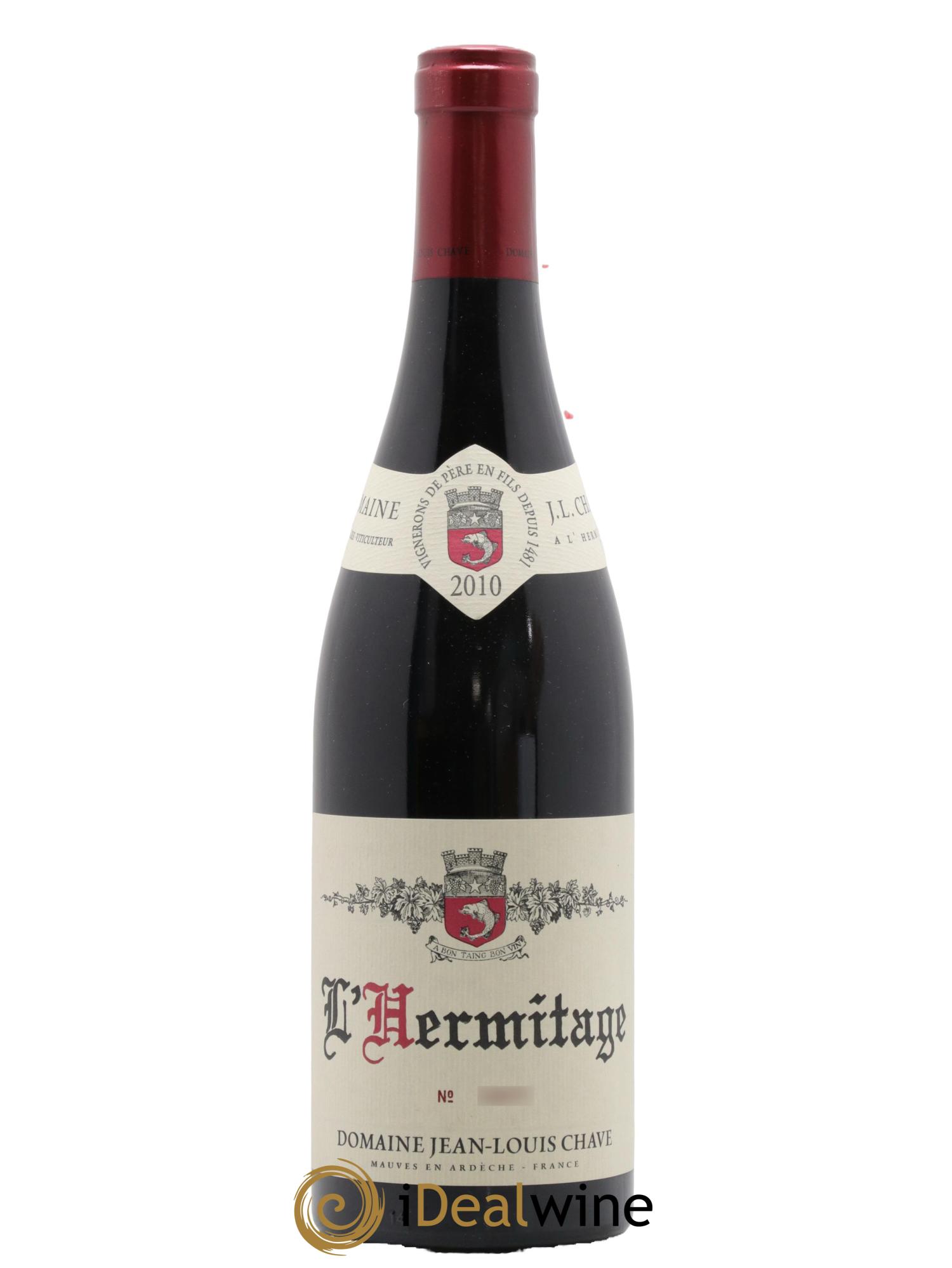 Hermitage Jean-Louis Chave 2010 - Lot de 1 bouteille - 0