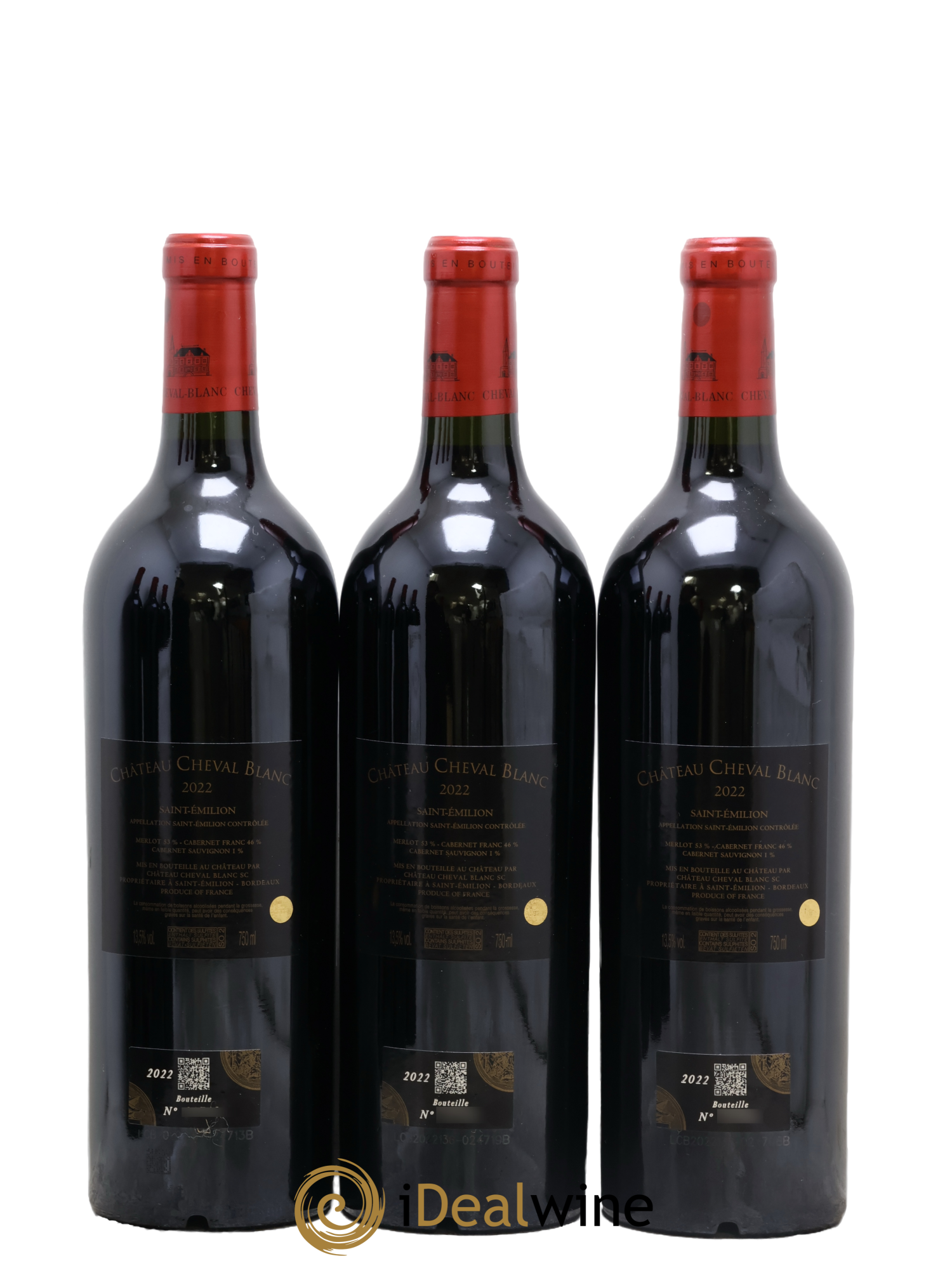 Château Cheval Blanc 1er Grand Cru Classé A 2022 - Posten von 6 Flaschen - 3