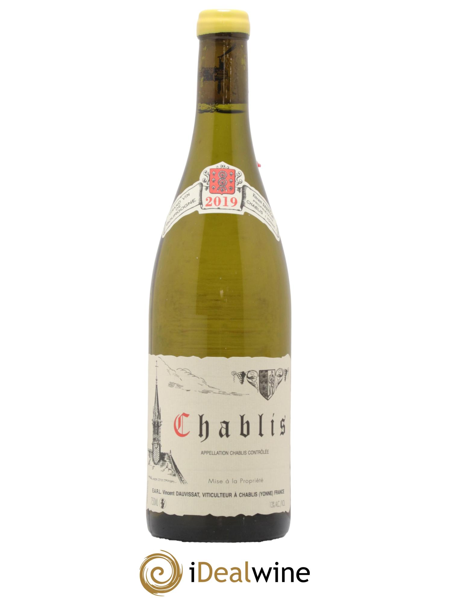 Chablis Vincent Dauvissat (Domaine) 2019 - Lot of 1 bottle - 0
