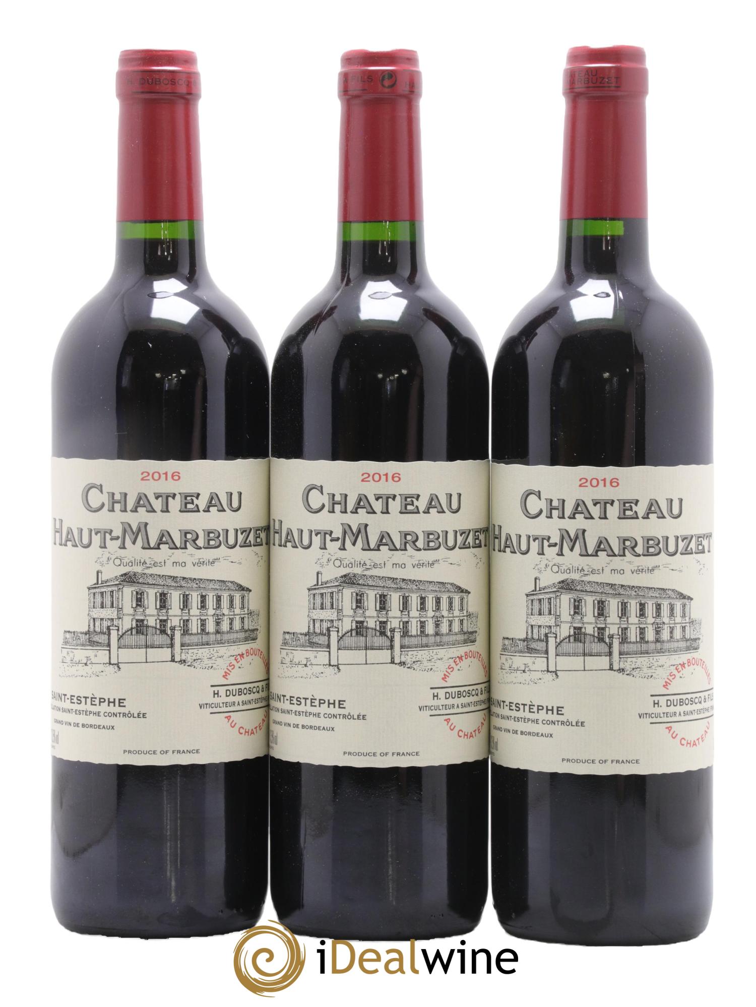 Château Haut Marbuzet 2016 - Lot of 6 bottles - 2