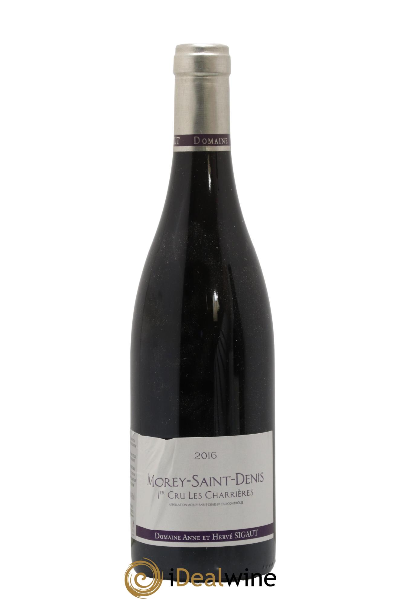 Morey-Saint-Denis 1er Cru Les Charrieres Anne et Hervé Sigaut (Domaine) 2016 - Lot de 1 bouteille - 0