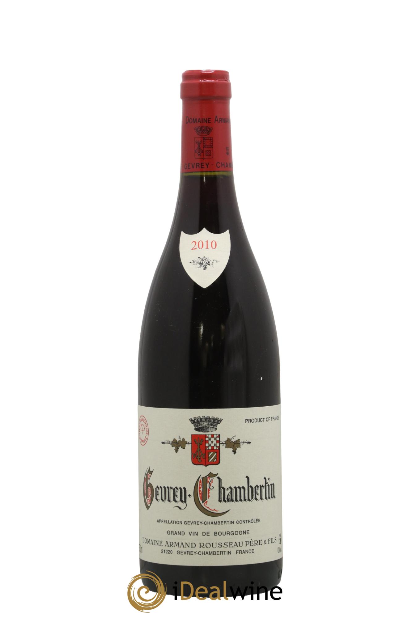 Gevrey-Chambertin Armand Rousseau (Domaine) 2010 - Lot de 1 bouteille - 0