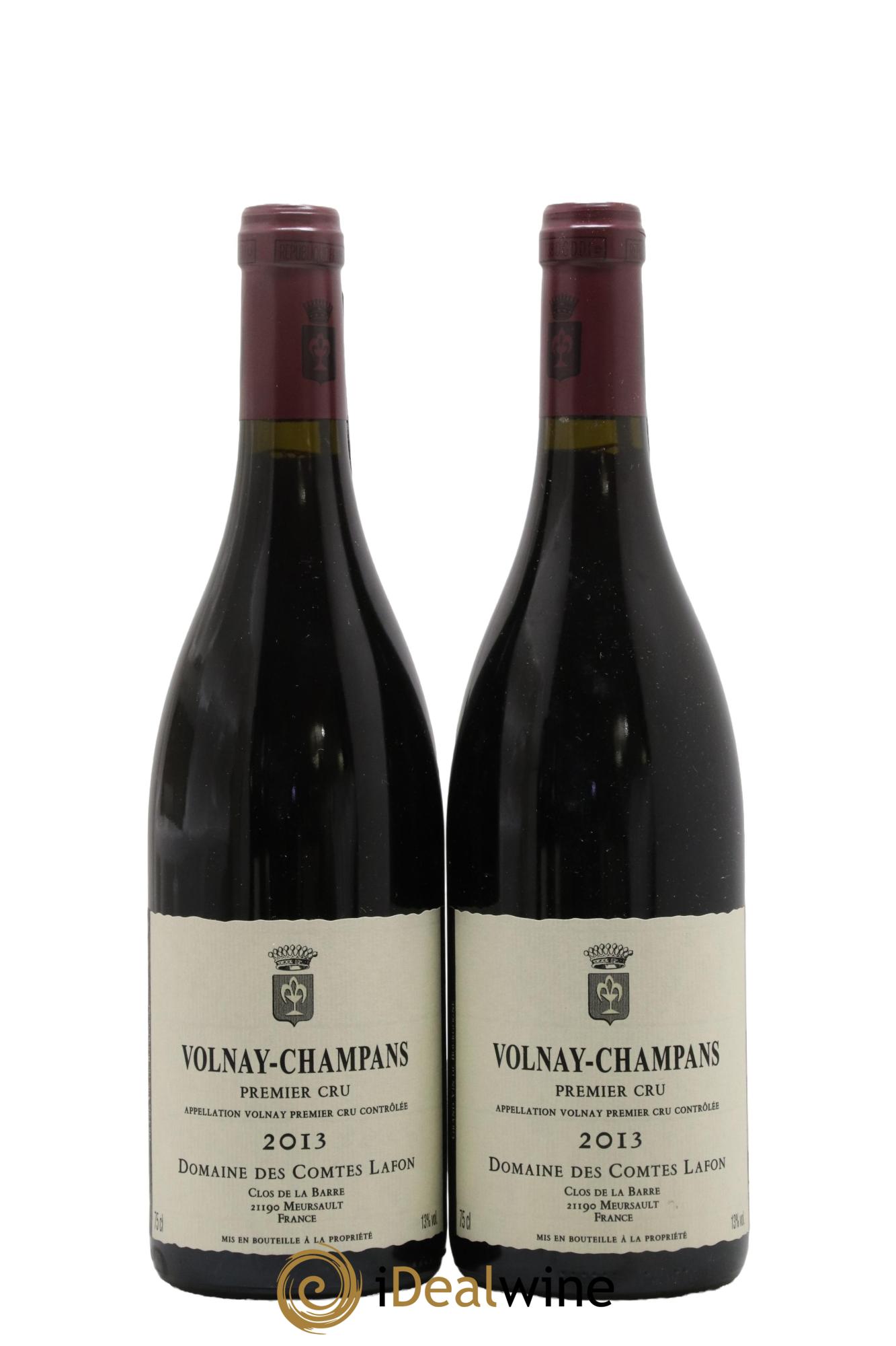 Volnay 1er Cru Champans Comtes Lafon (Domaine des) 2013 - Lot de 2 bouteilles - 0