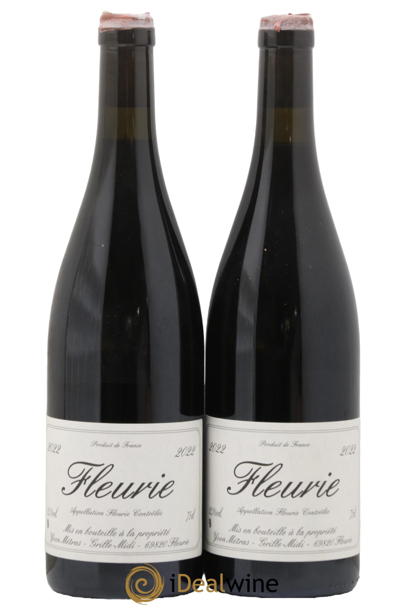 Fleurie Yvon Métras 2022 - Lot de 2 bouteilles - 0