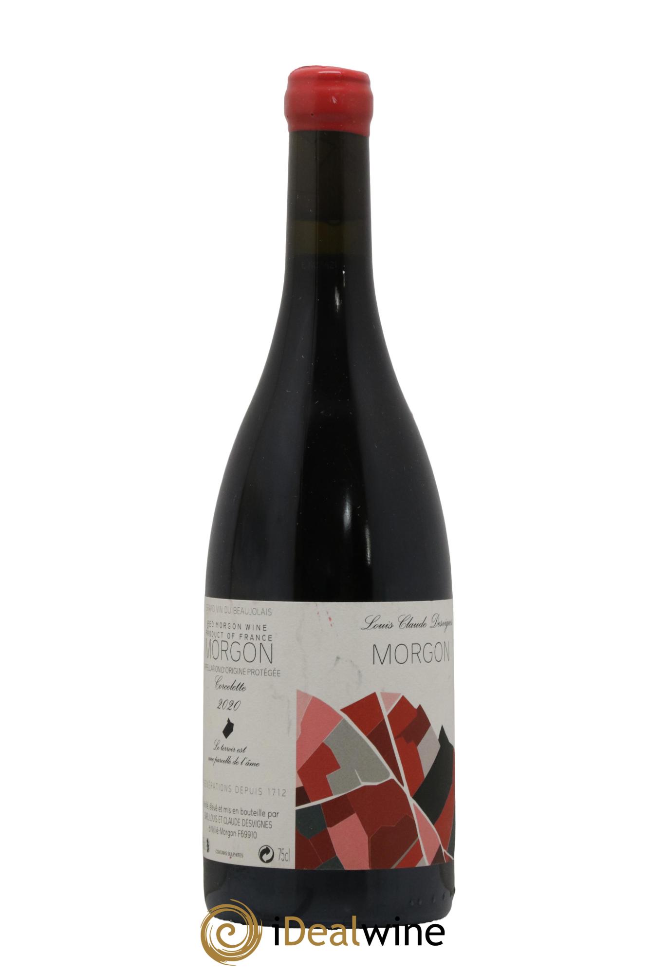 Morgon Corcelette Louis-Claude Desvignes 2020 - Lot de 1 bouteille - 0