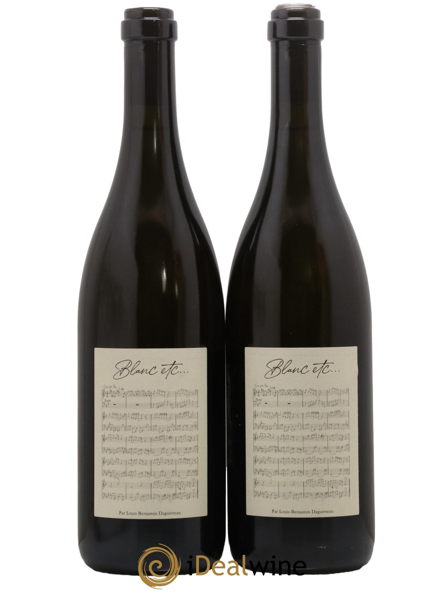 Vin de France Blanc Etc Dagueneau (Domaine Didier - Louis-Benjamin) 2019 - Lot de 2 bouteilles - 0