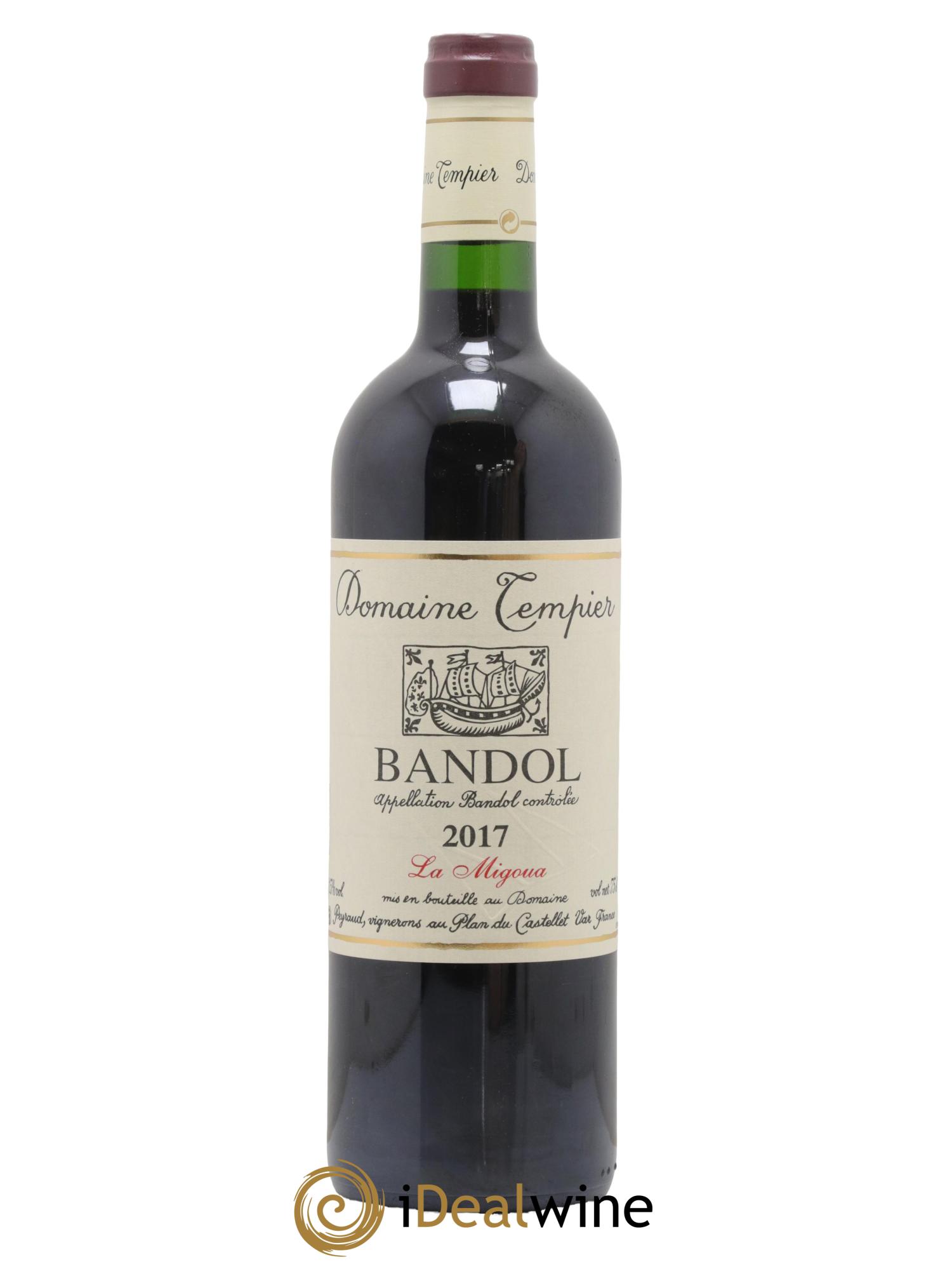 Bandol Domaine Tempier Cuvée La Migoua Famille Peyraud 2017 - Lot de 1 bouteille - 0