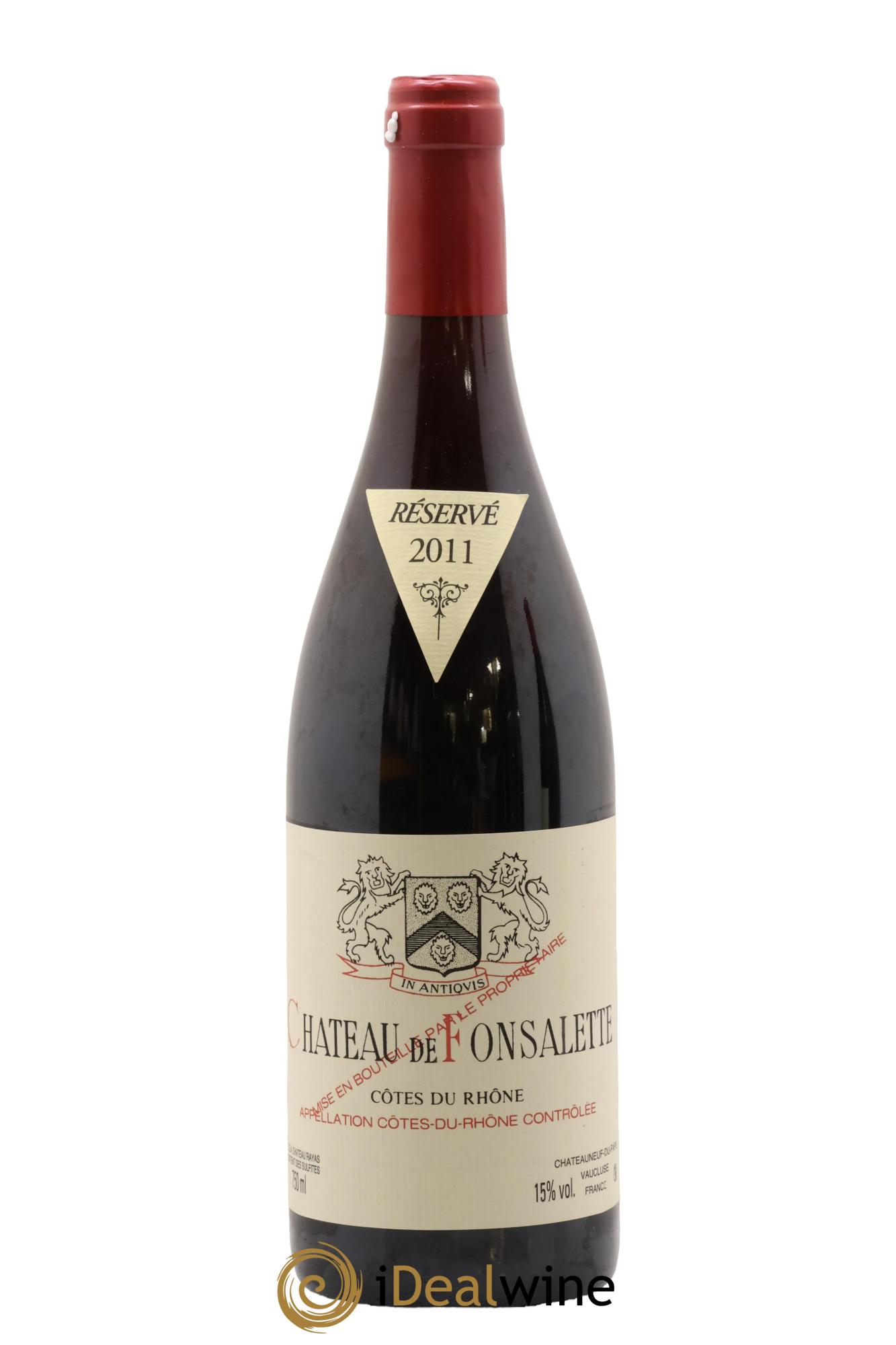 Côtes-du-Rhône Château de Fonsalette Emmanuel Reynaud 2011 - Lot of 1 bottle - 0