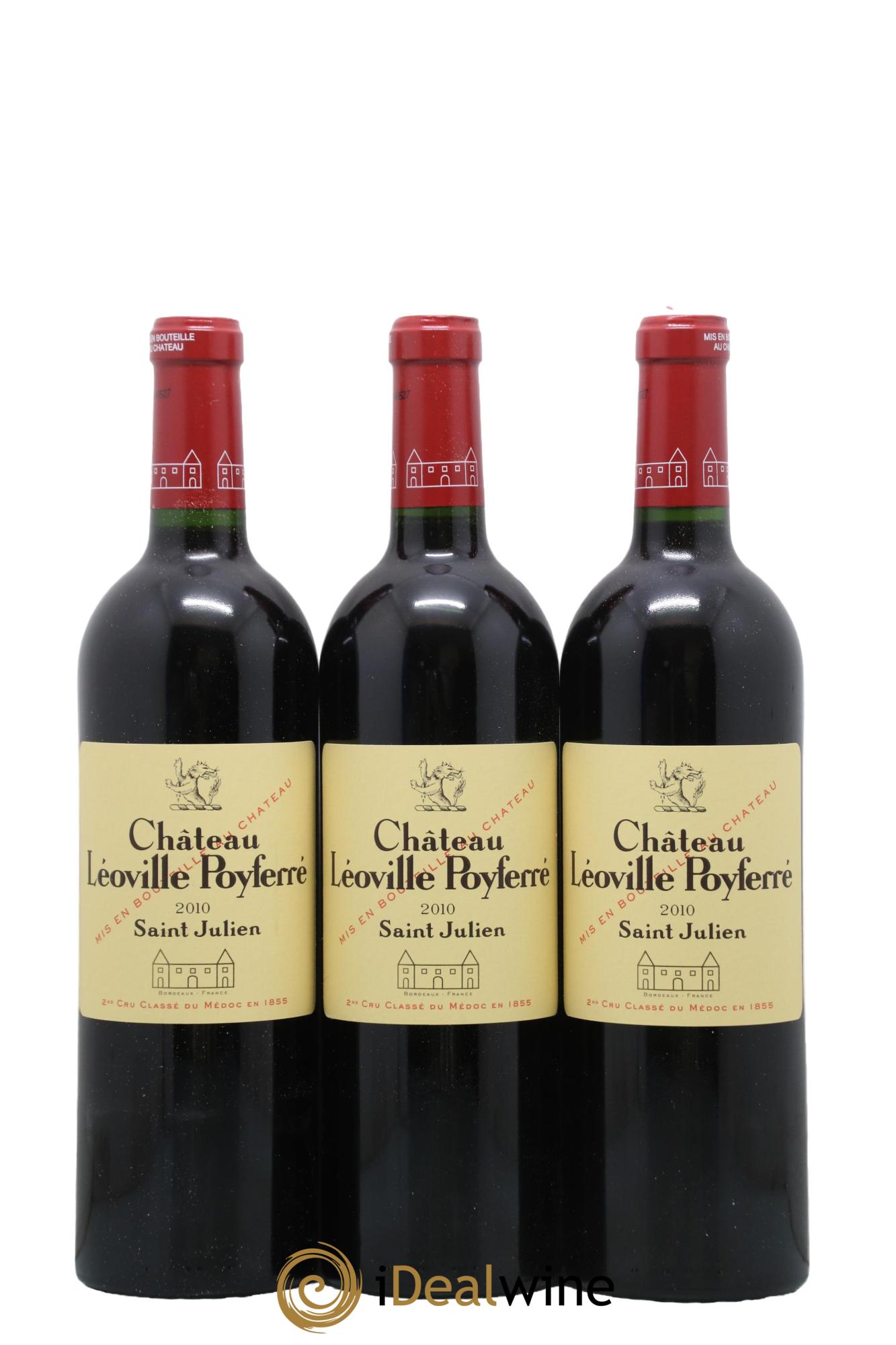 Château Léoville Poyferré 2ème Grand Cru Classé 2010 - Lot de 6 bouteilles - 2