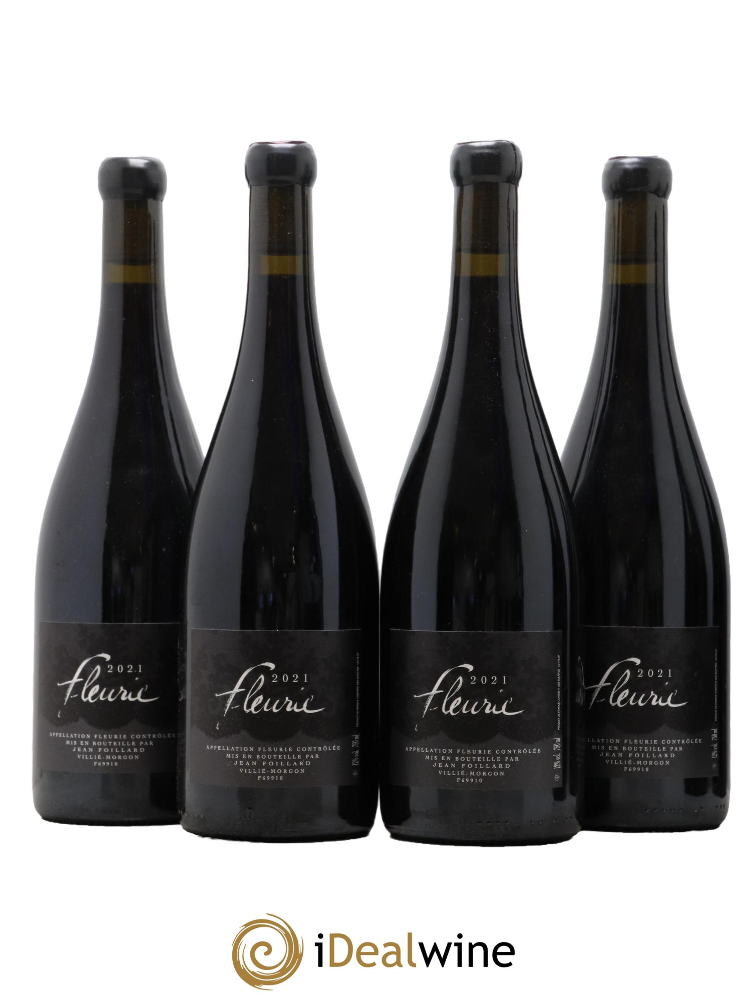 Fleurie Jean Foillard 2021 - Lot de 4 bouteilles - 0