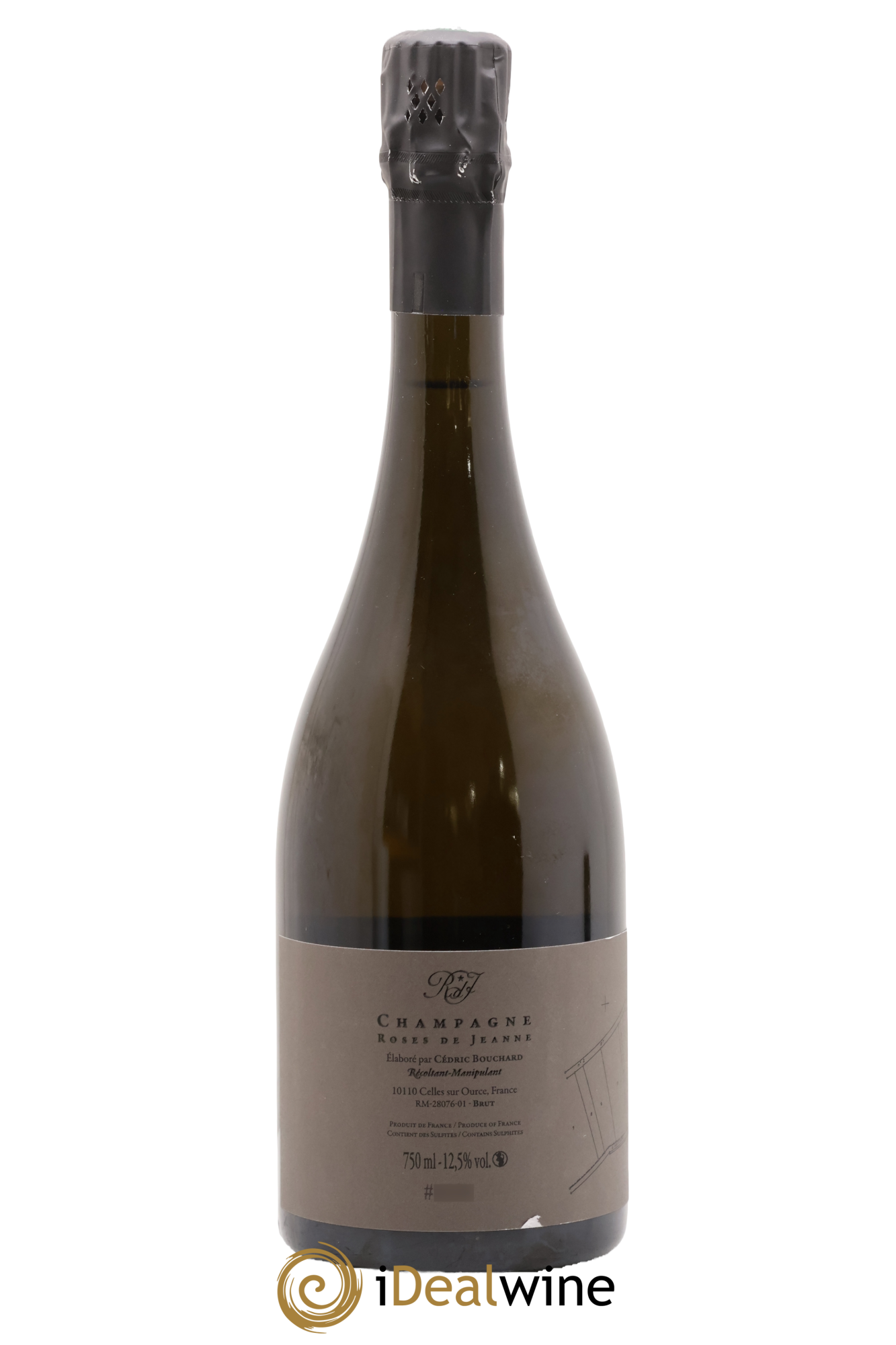 Roses de Jeanne Côte de Val Vilaine Blanc de Noirs Cédric Bouchard 2023 - Lot de 1 bouteille - 1