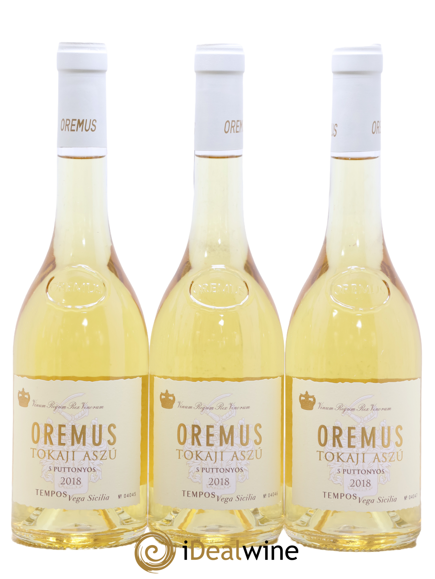 Tokaj Aszu 5 Puttonyos Oremus by Vega Sicilia 2018 - Lot de 3 format 50cls - 0
